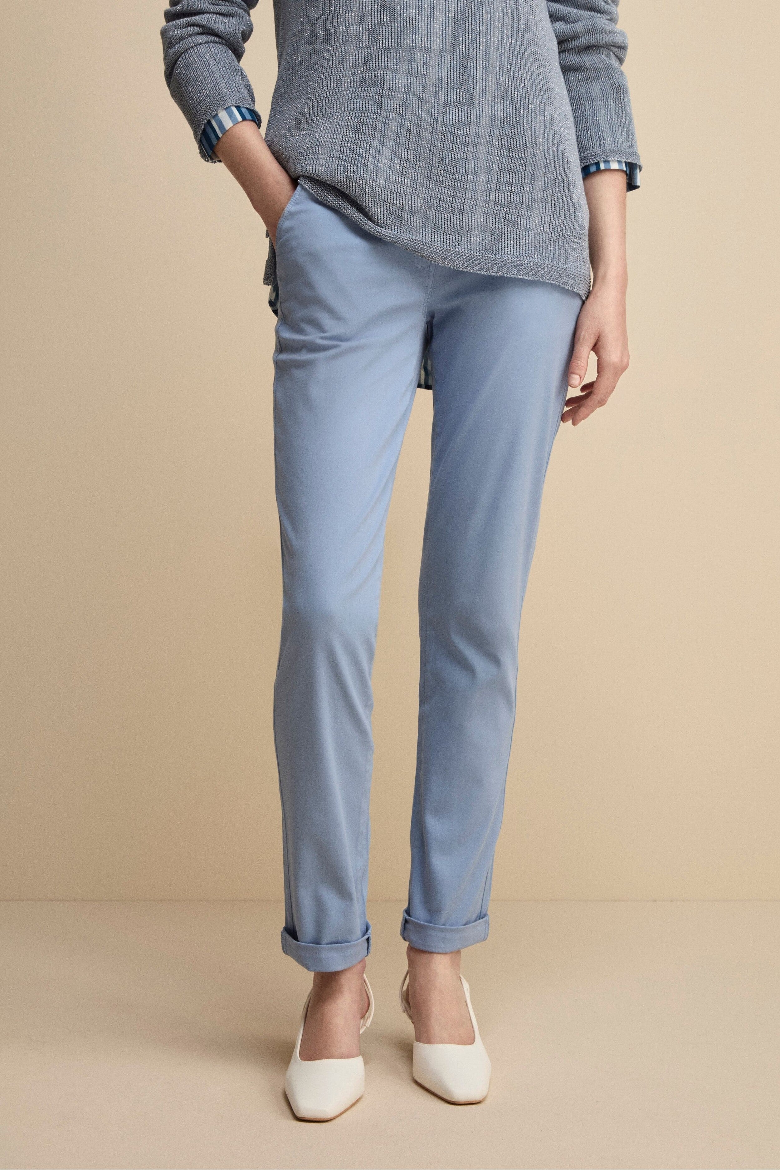 Pantalone Twill Regular Fit - JEANS