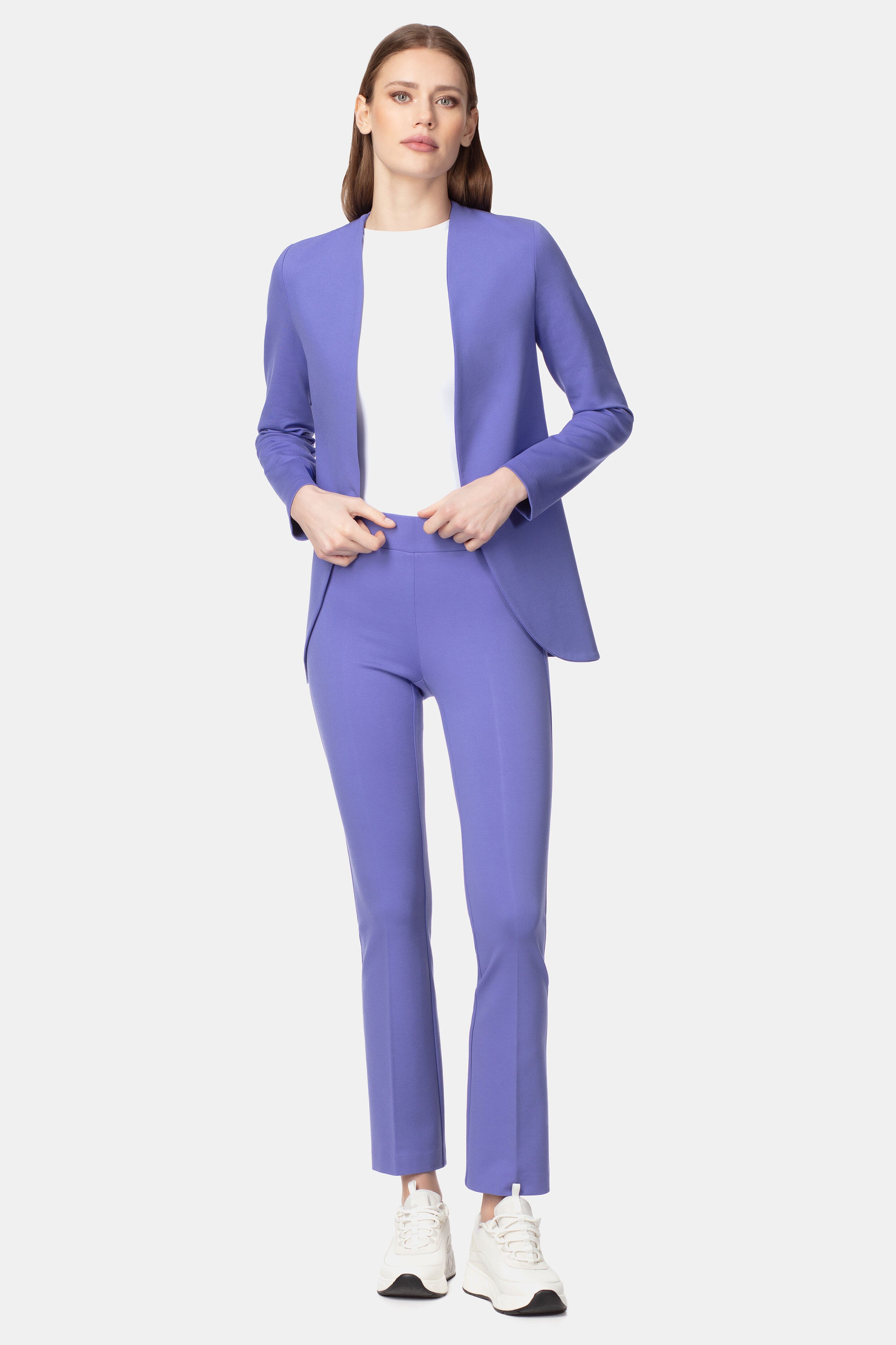 Pantaloni in jersey palazzo - PERVINCA
