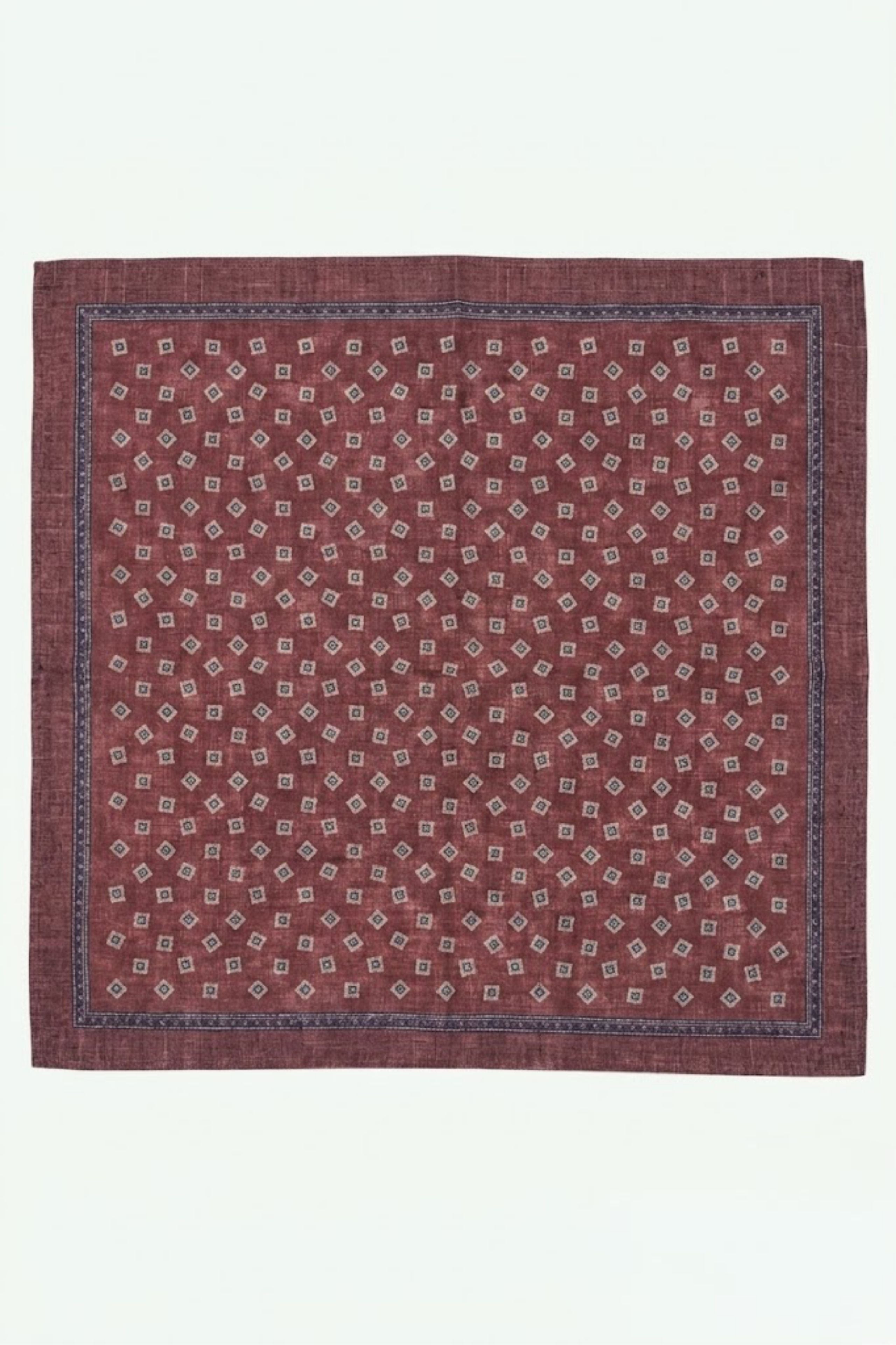 Foulard Causal in Cotone a Fantasia - FANT. BORDEAUX