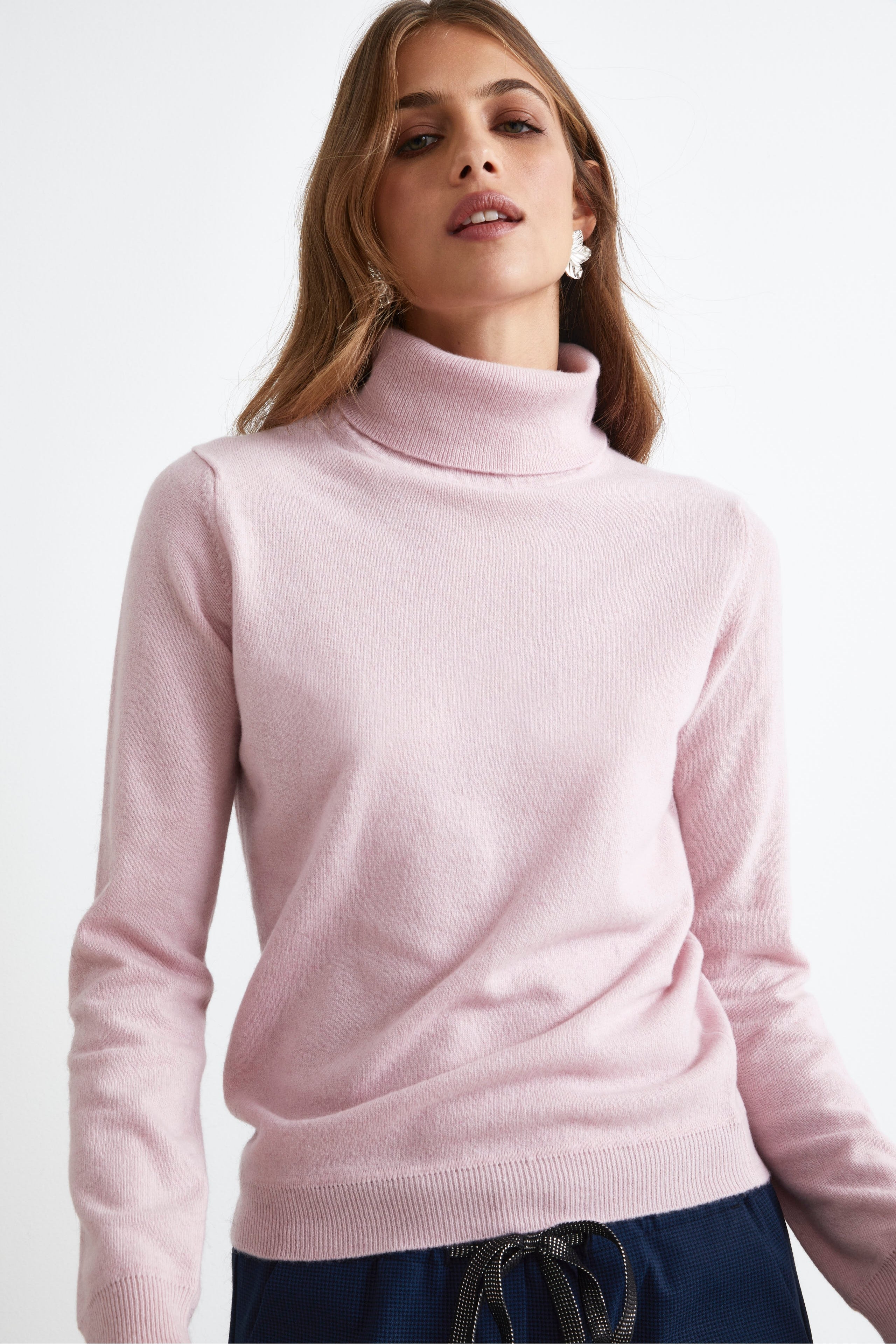Dolcevita in lana e cashmere - ROSA