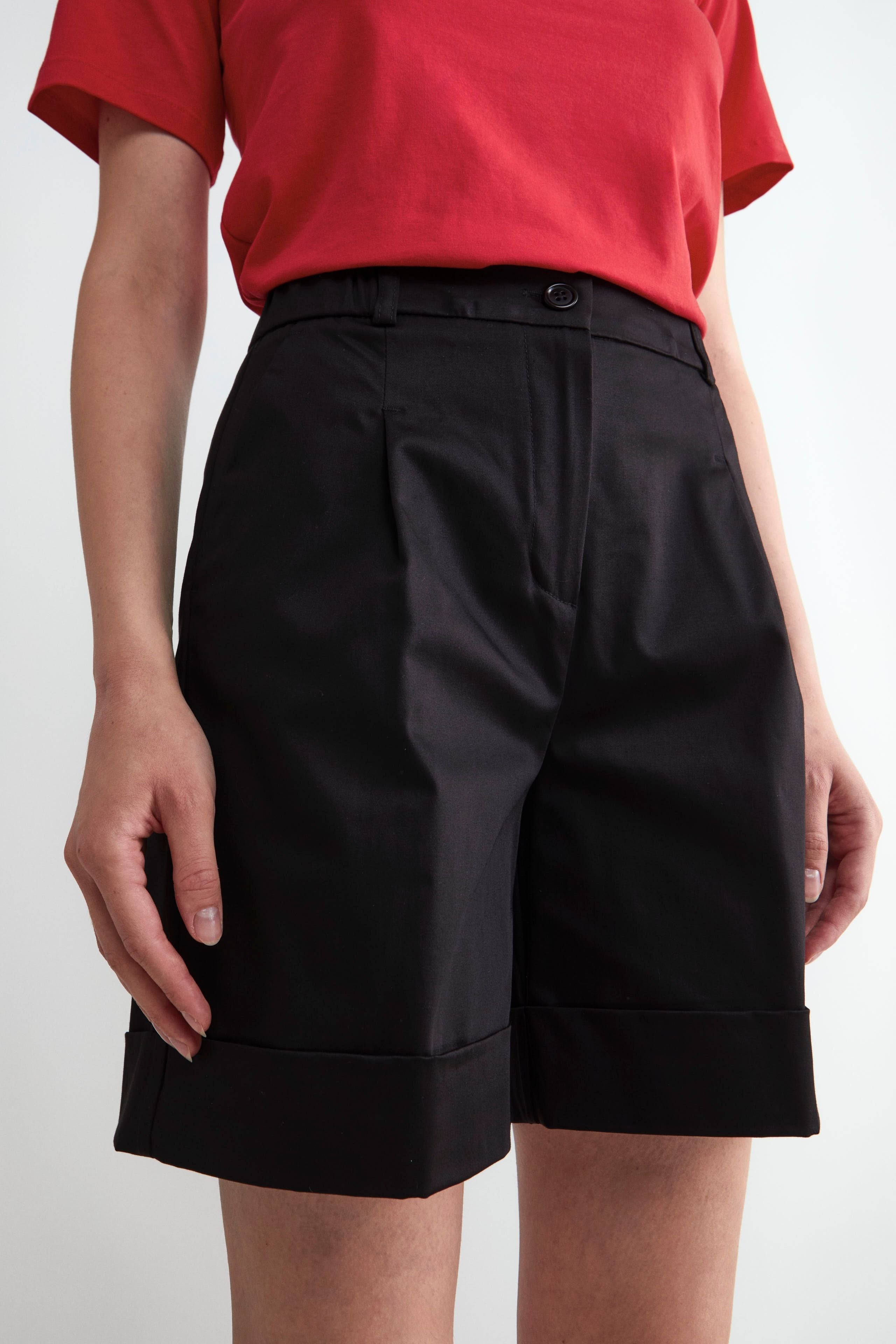 Shorts neri donna - NERO