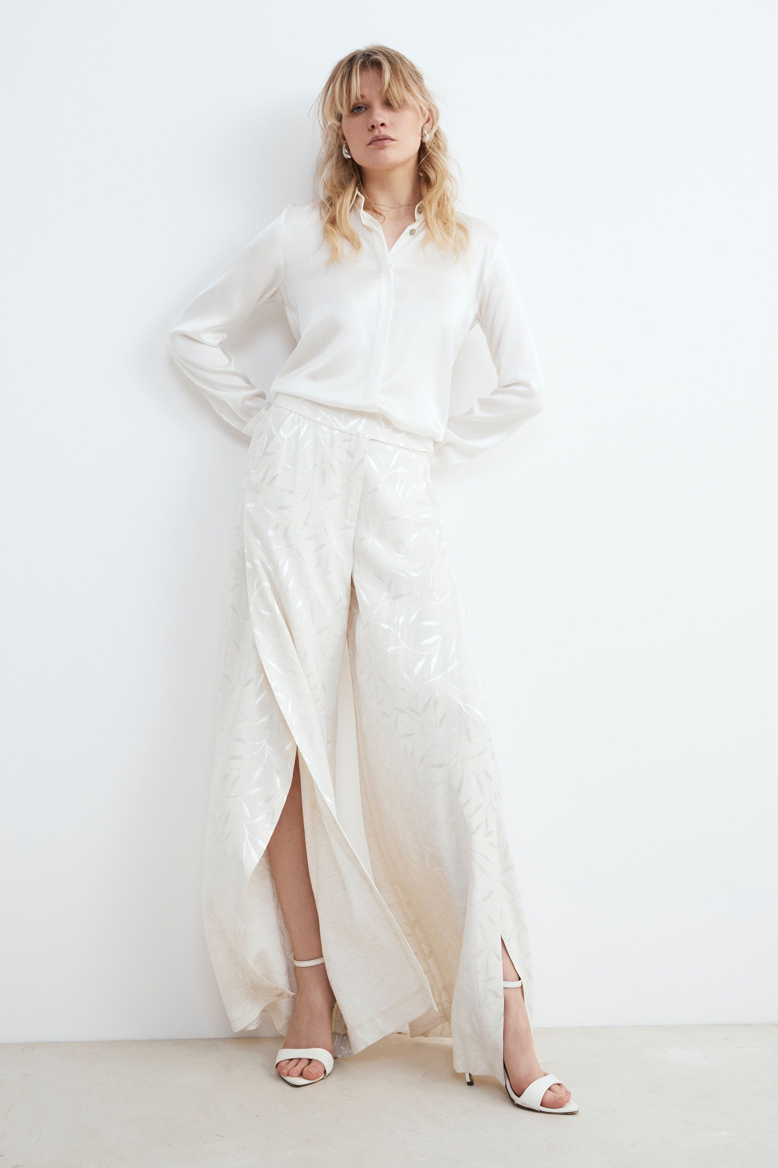 Camicia in seta - PANNA