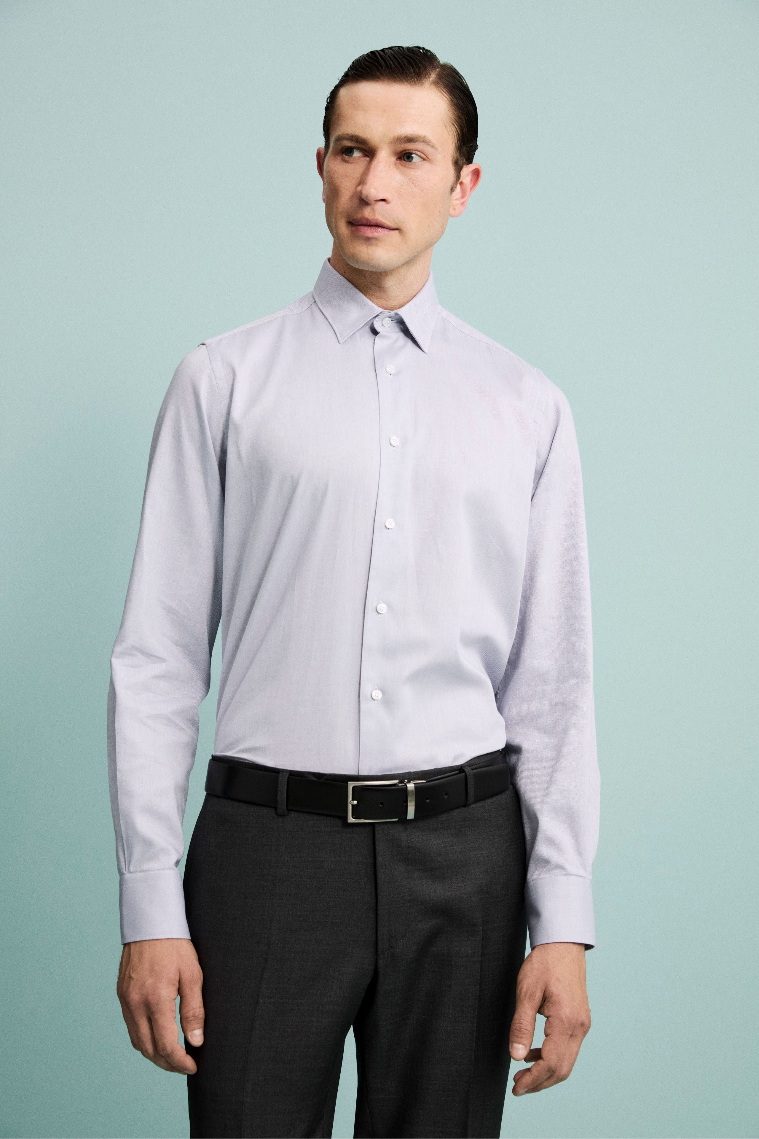 Camicia oxford fit regolare - PERLA