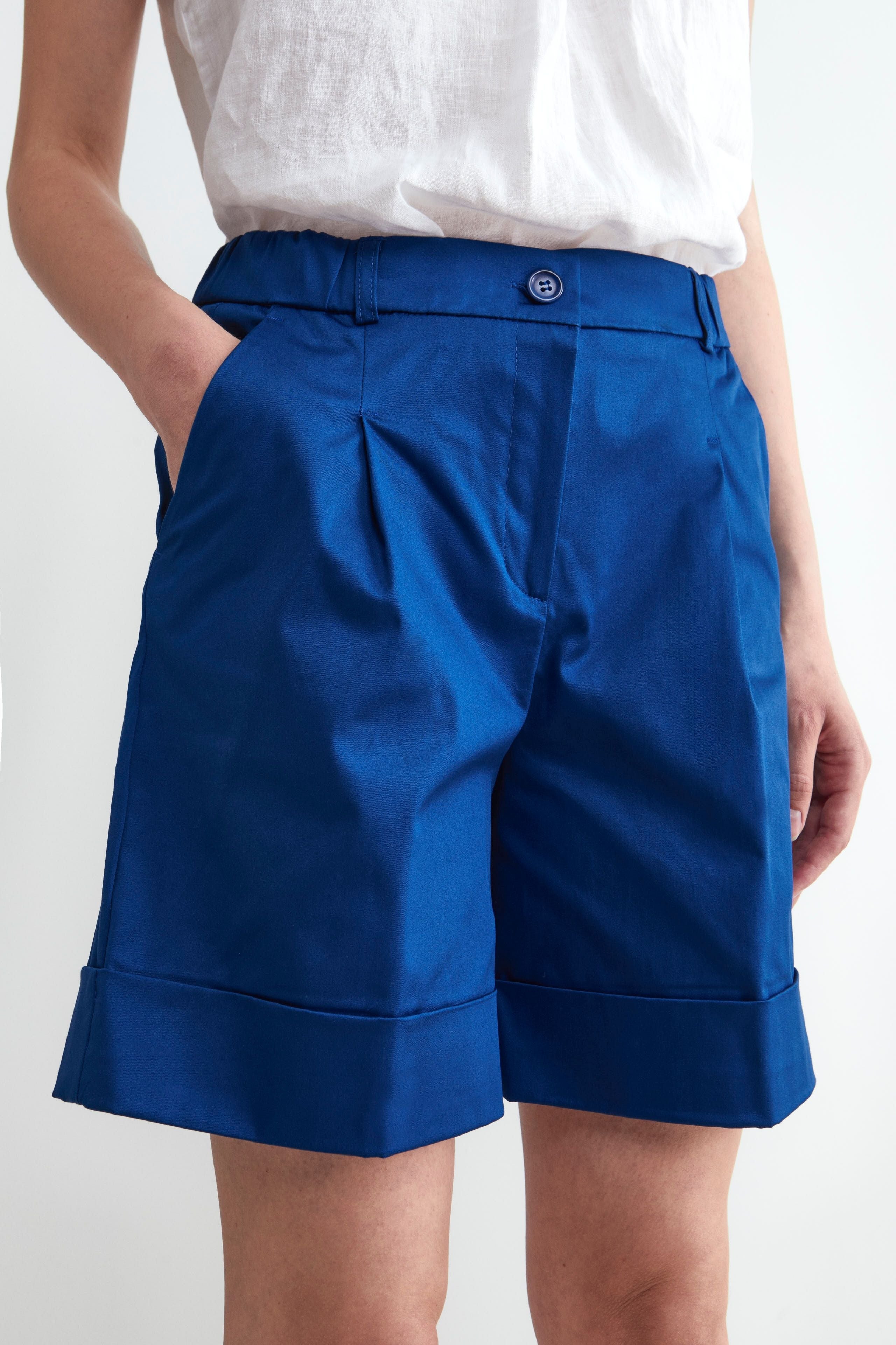 Shorts blu donna - BLU ELETTRICO