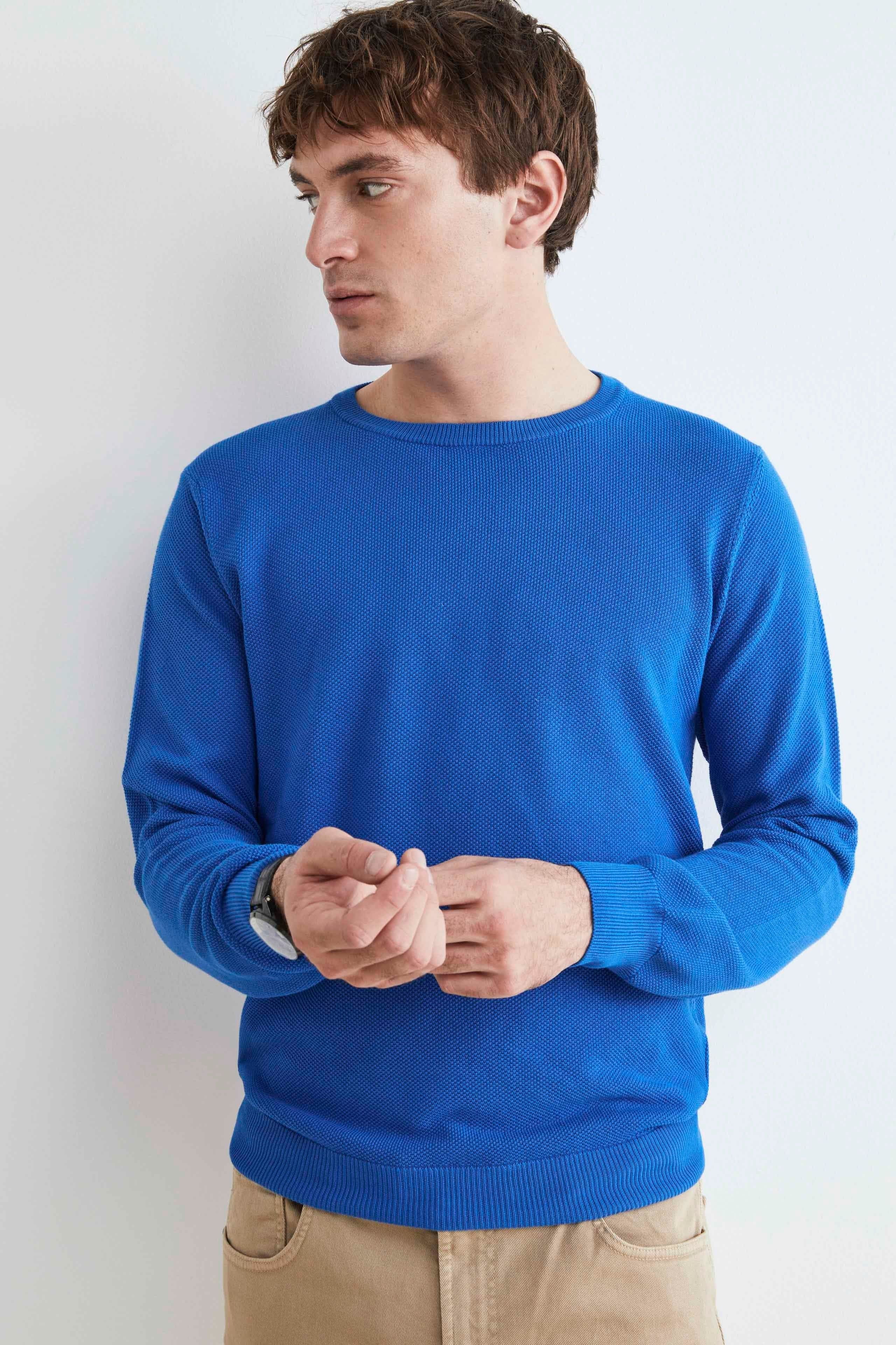Pullover girocollo in cotone - ROYAL