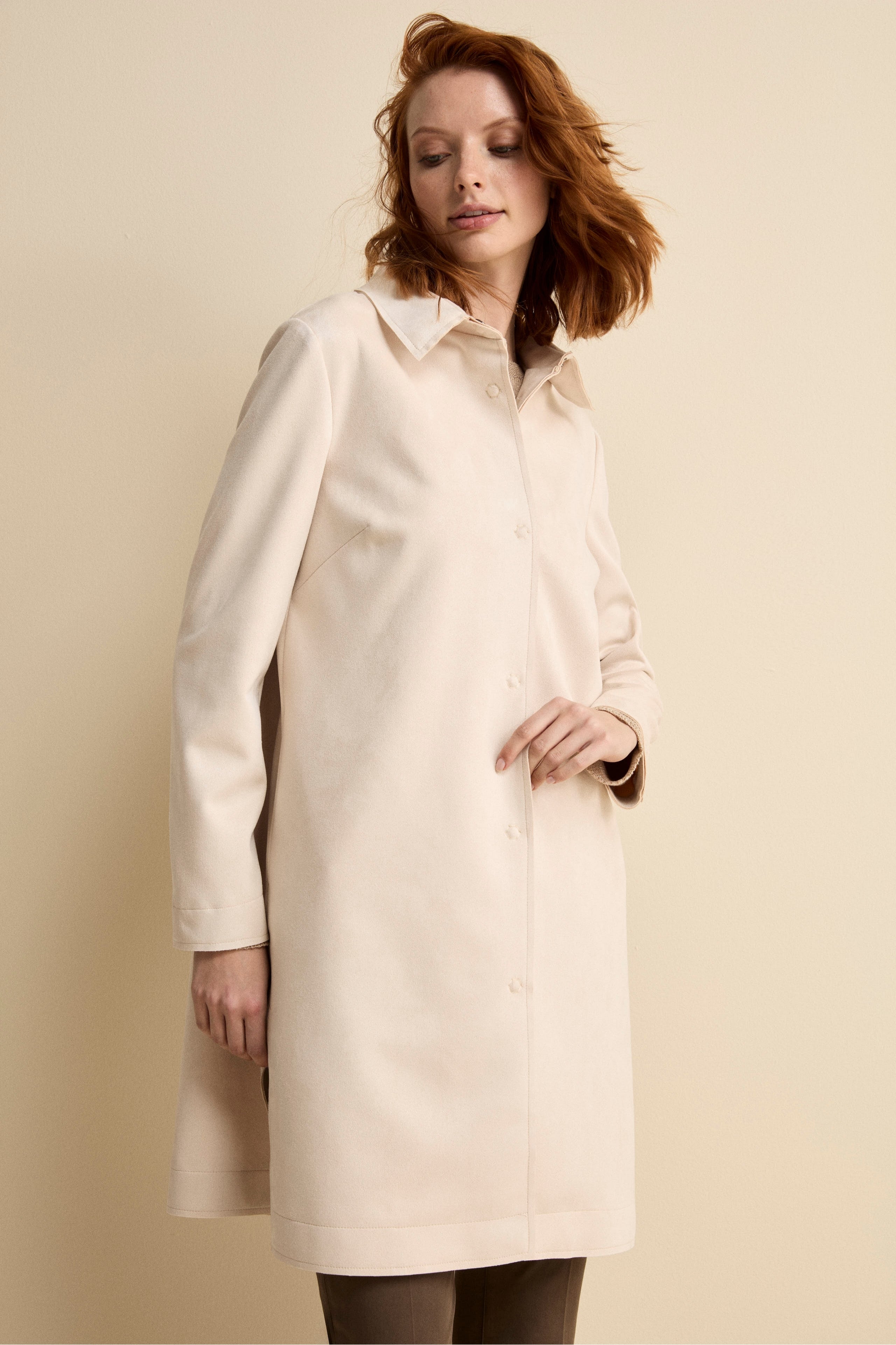 Spolverino Midi Sfoderato - SABBIA