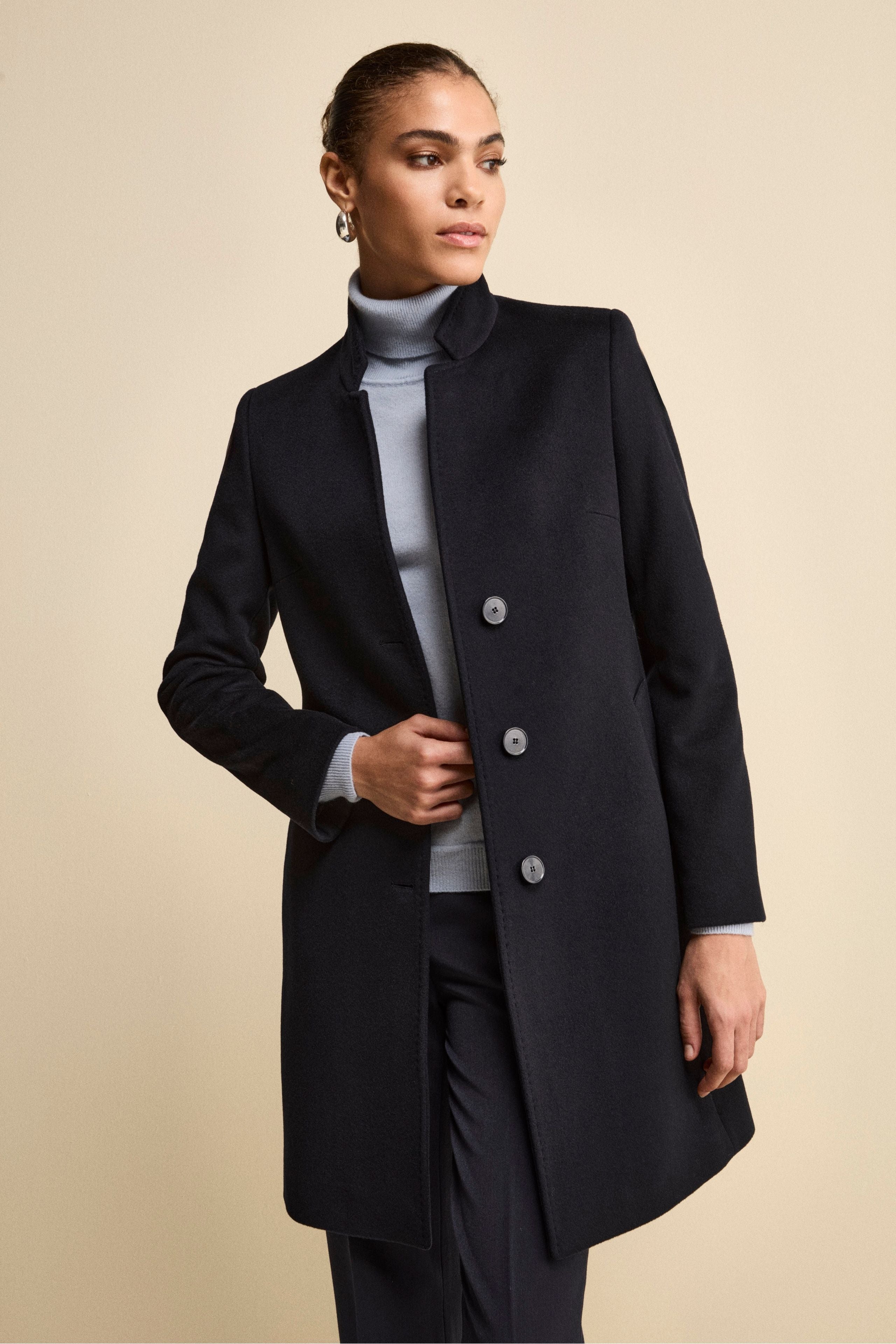 Cappotto in cashmere da donna - BLU