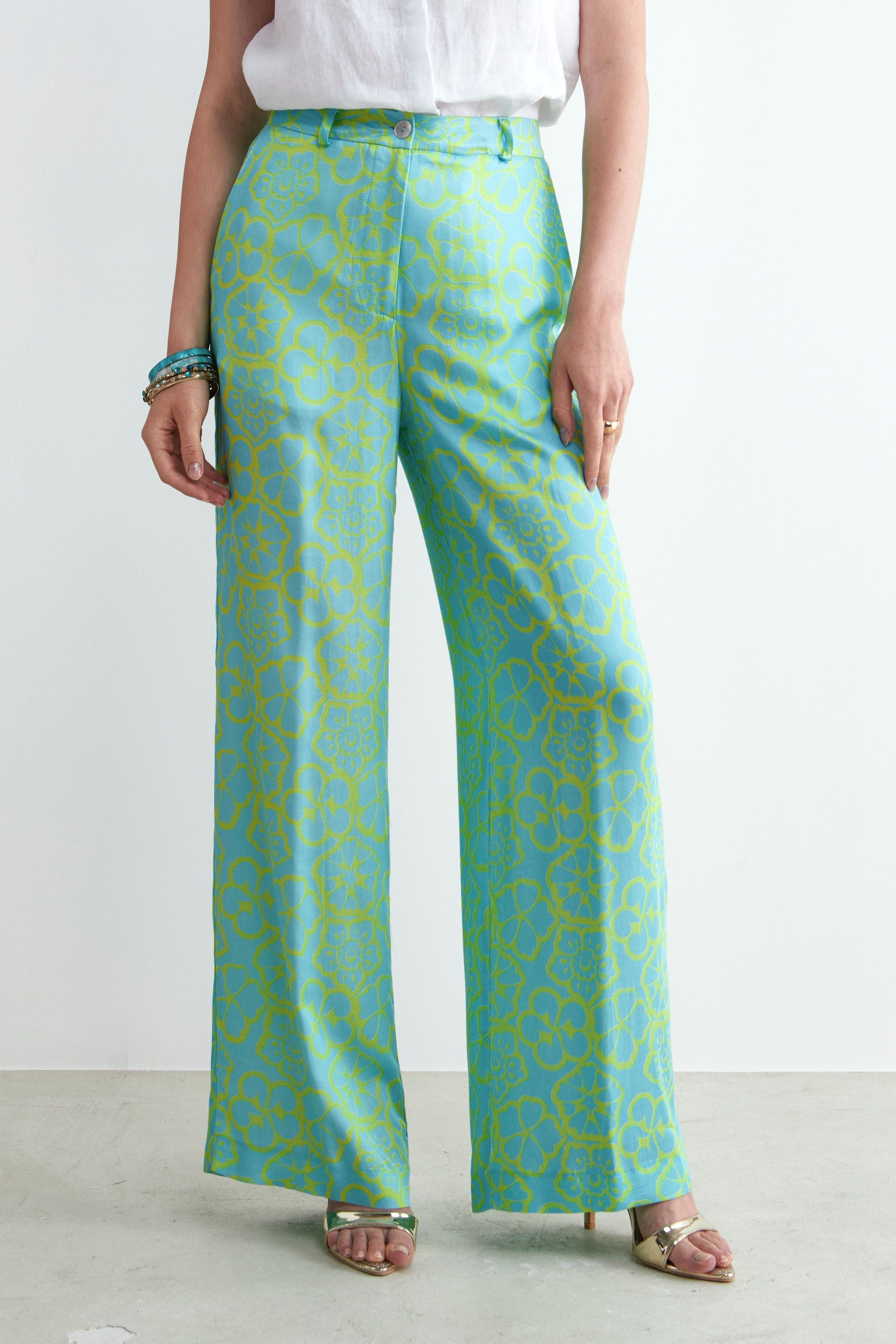 Pantalone Fantasia a Palazzo - FANT. TURCHESE