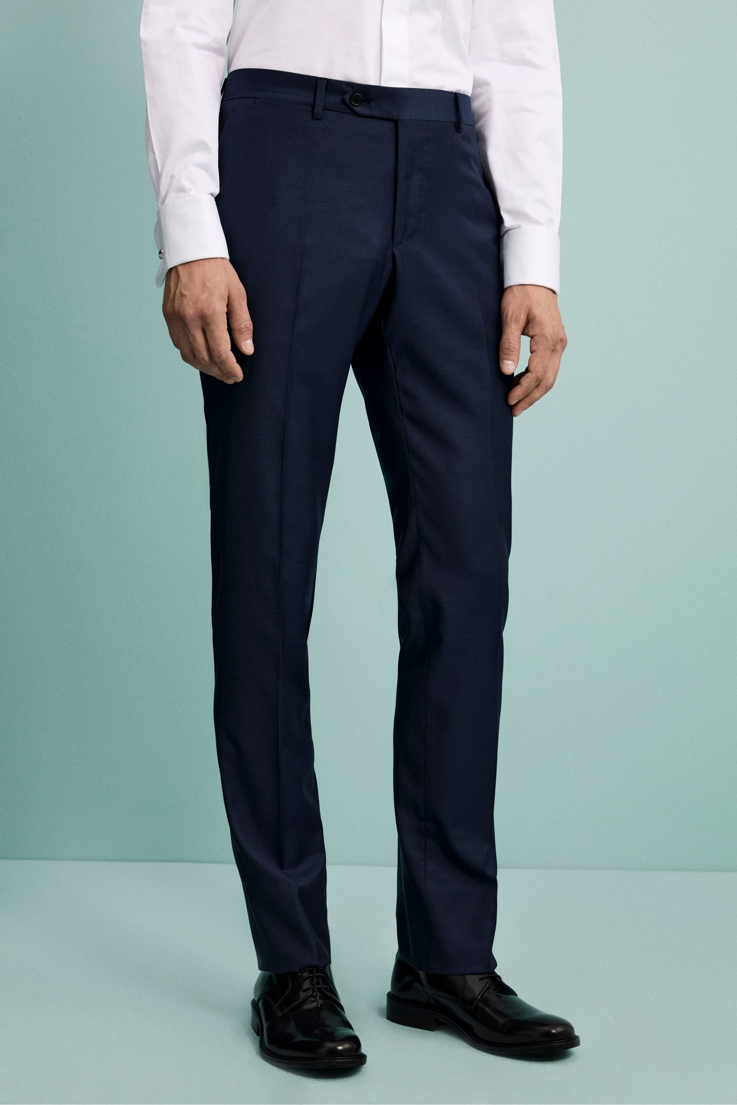 Pantalone elegante drop 8 - BLU