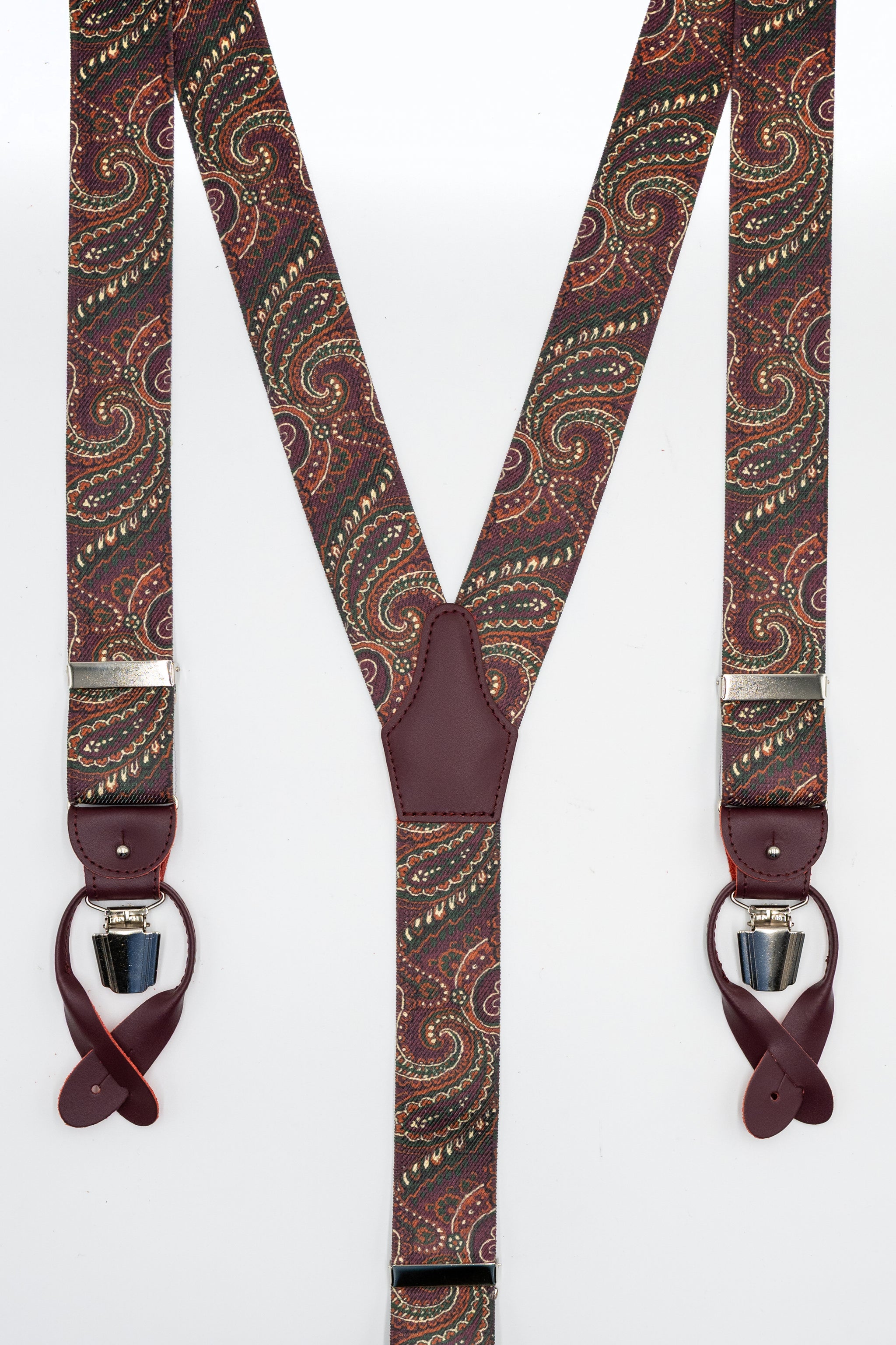 Bretelle Larghe 2.5 Cm Bretelle Regolabili Unisex - Per Uomo - Foto 3