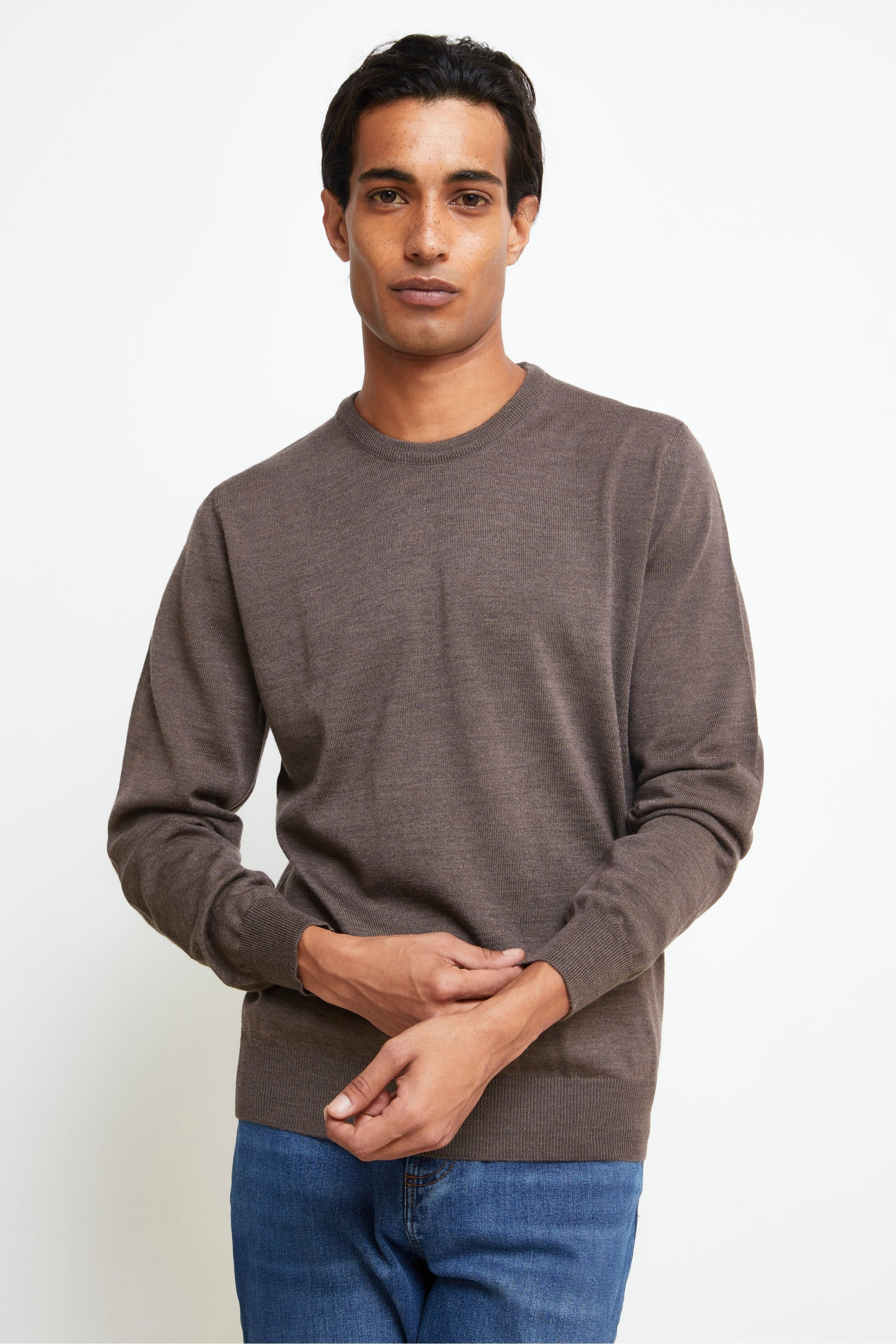 Pullover girocollo Fluffy Monogram