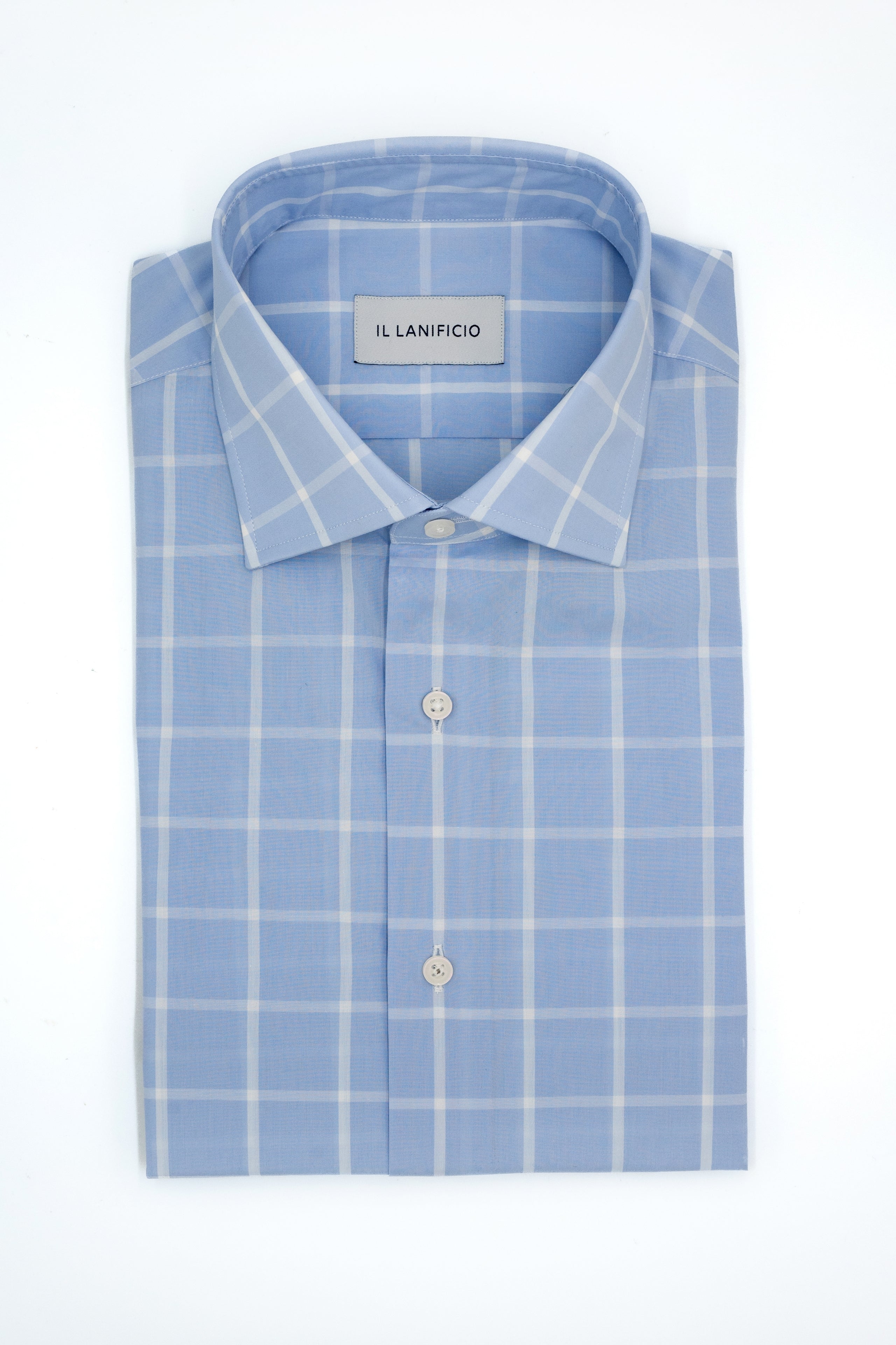 Camicia Regular Fit a Quadri - AZZURRO QUADRI