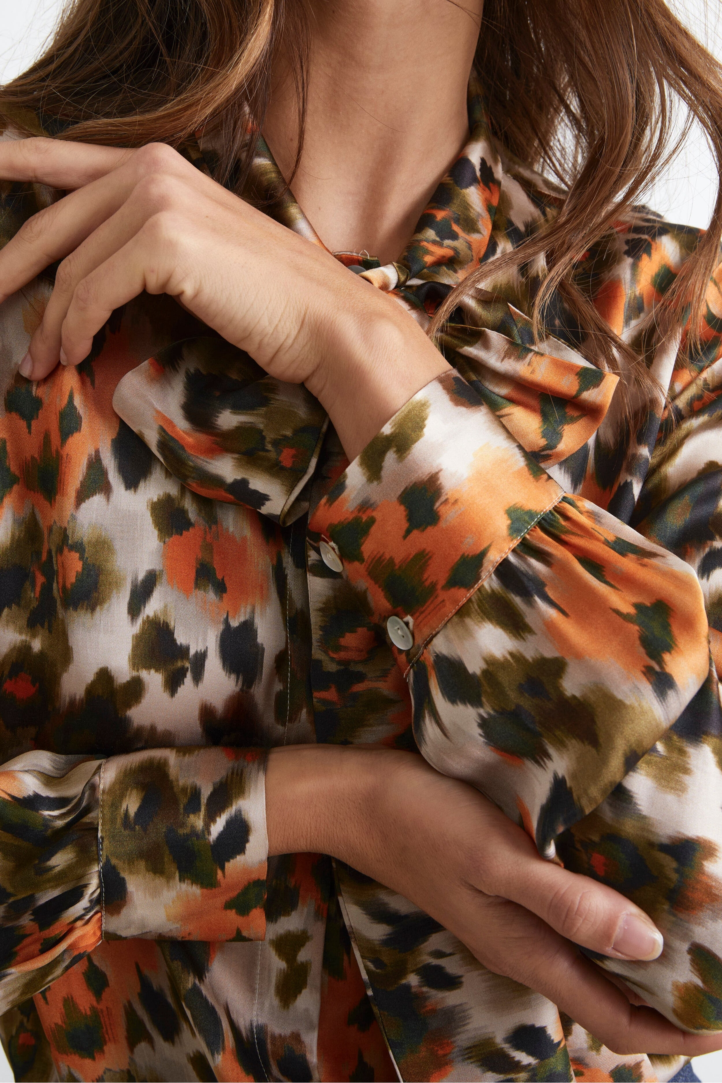 Camicia Fantasia con Fiocco - FANT. ROSA