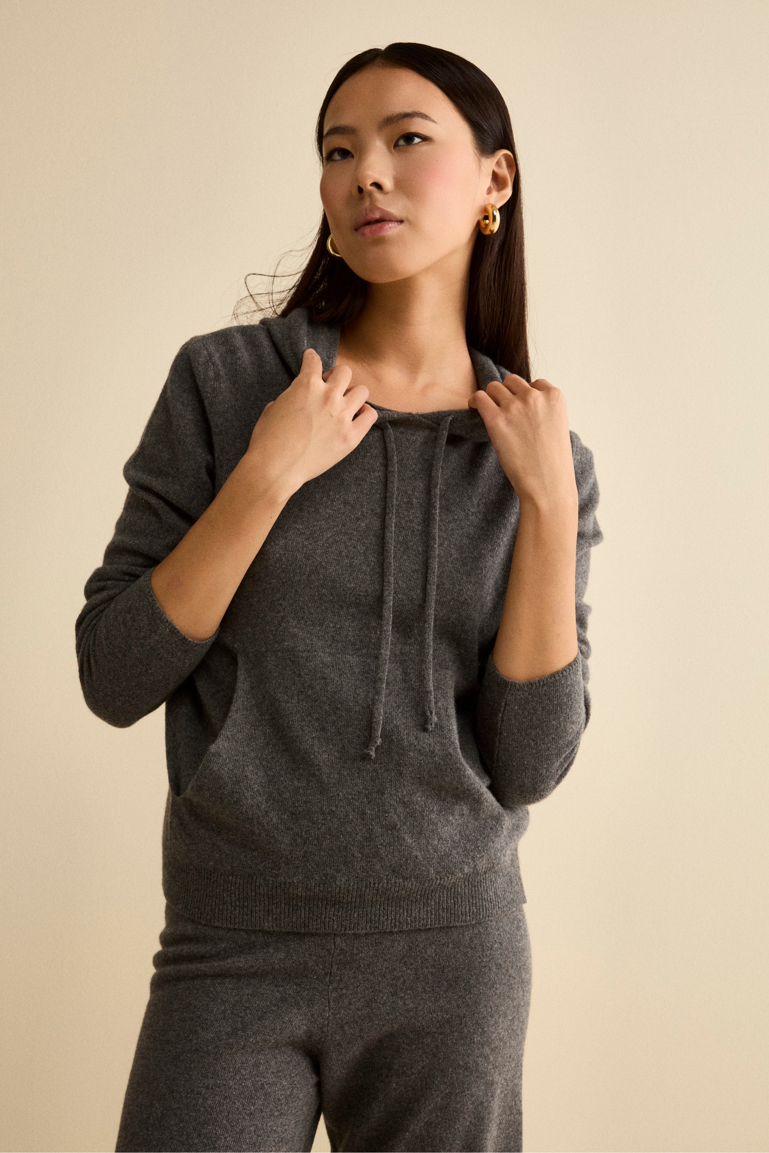 Tuta Morbida in cashmere - GRIGIO