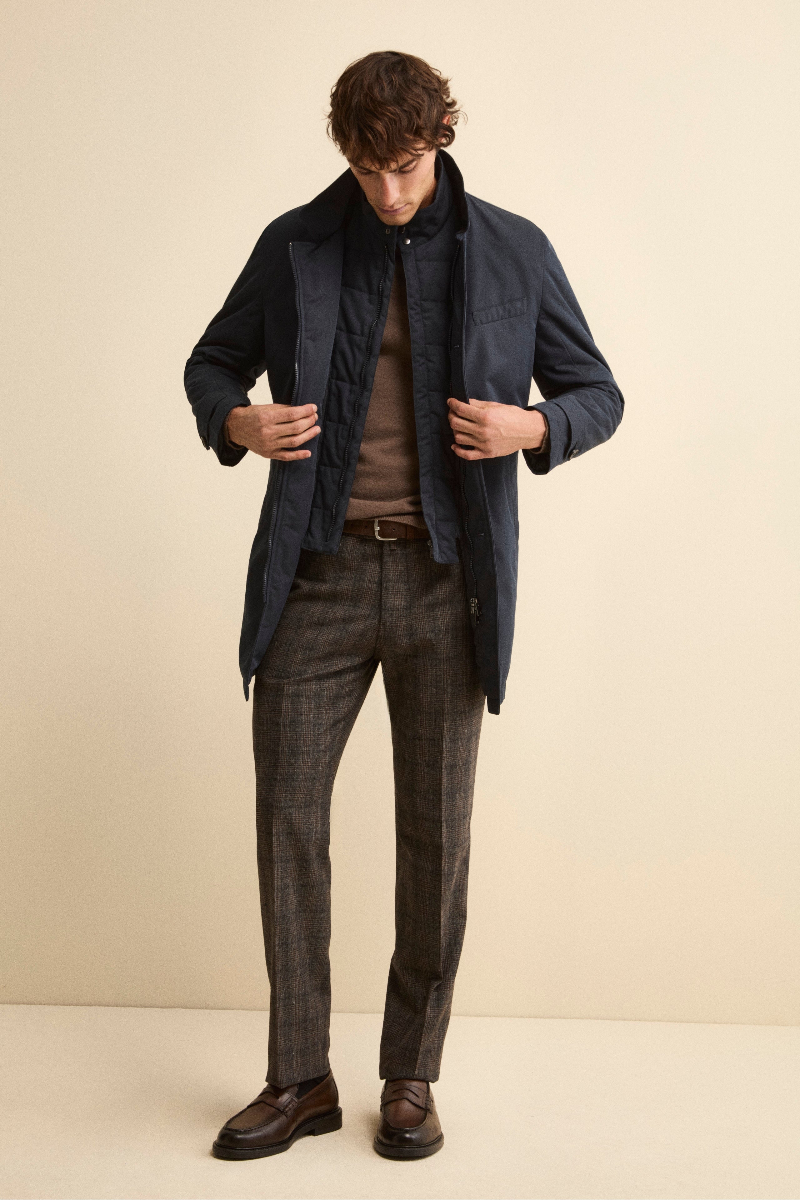 Impermeabile con paramontura - BLU