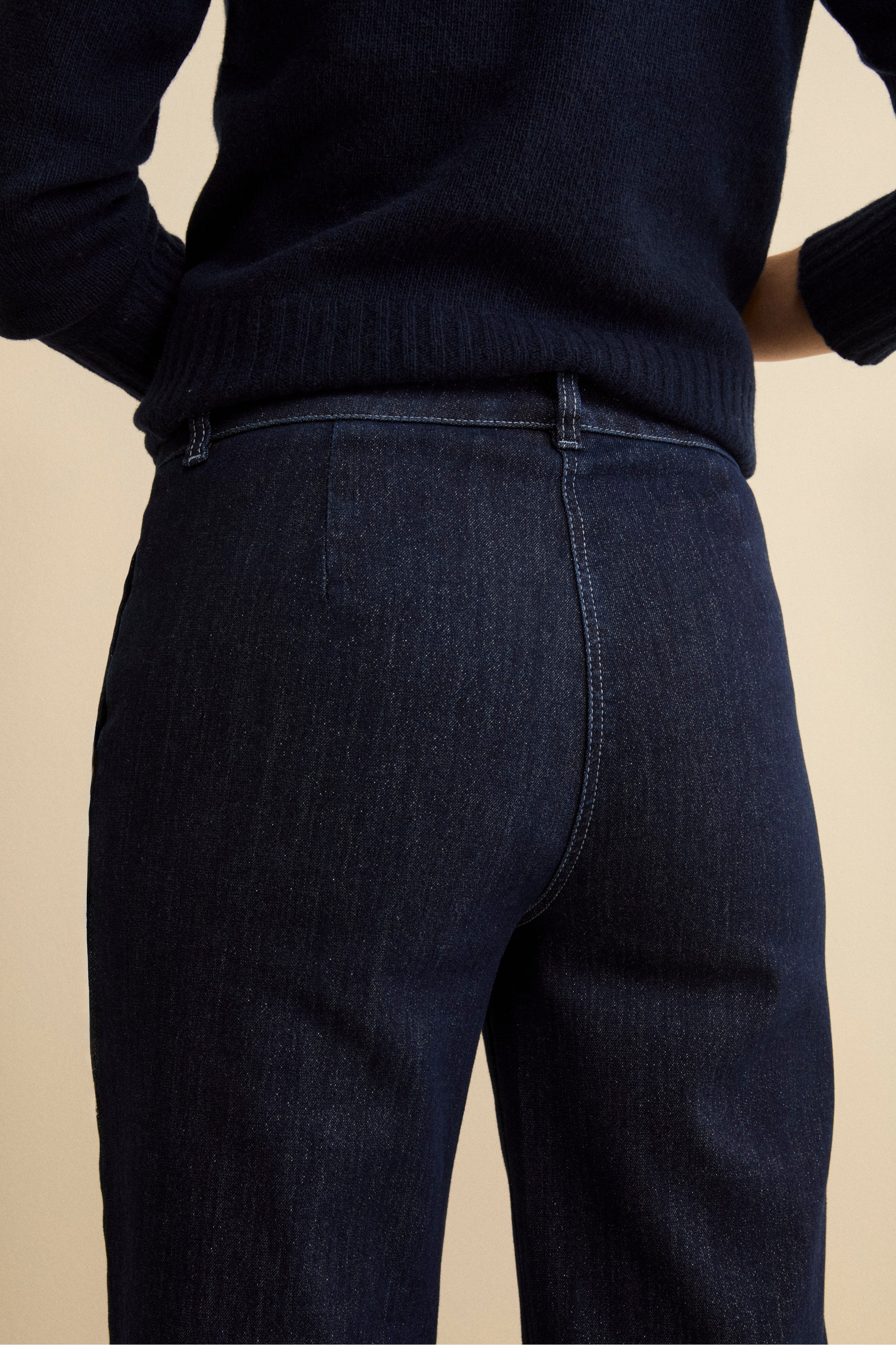 Pantalone a Zampa con Glitter - JEANS