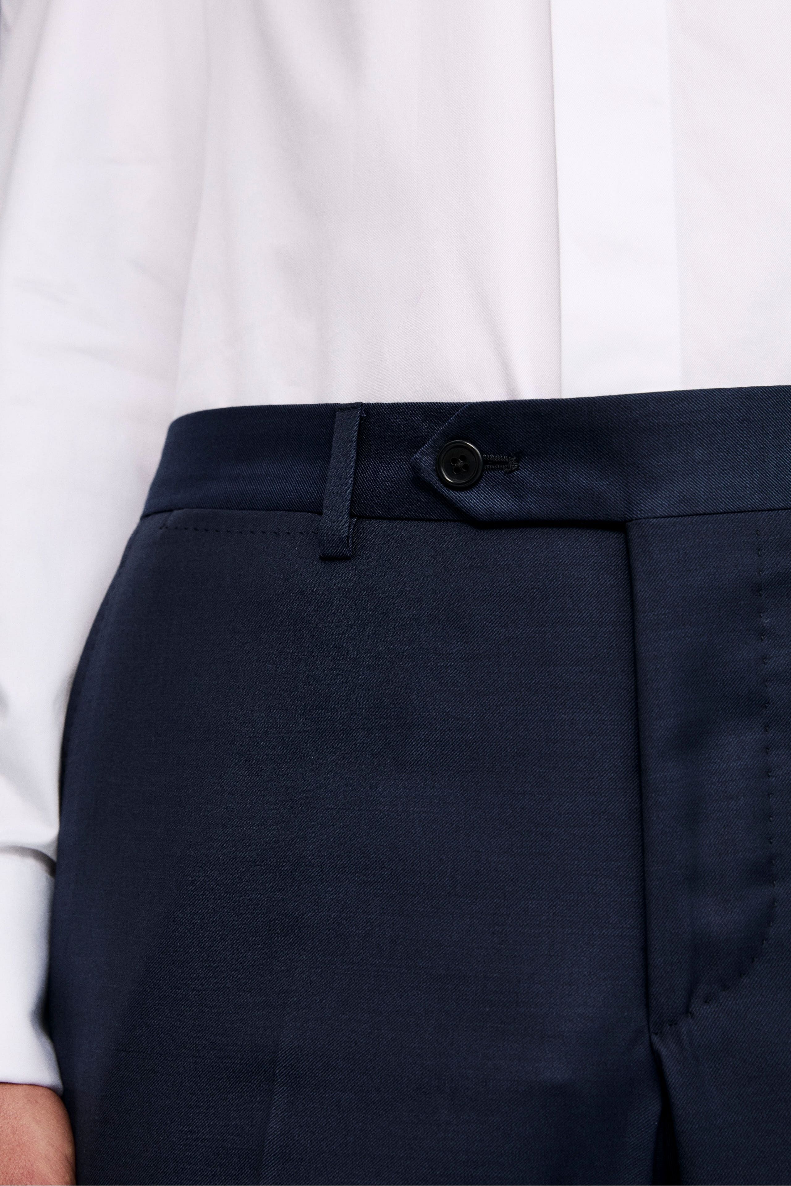 Pantalone elegante drop 6 - BLU