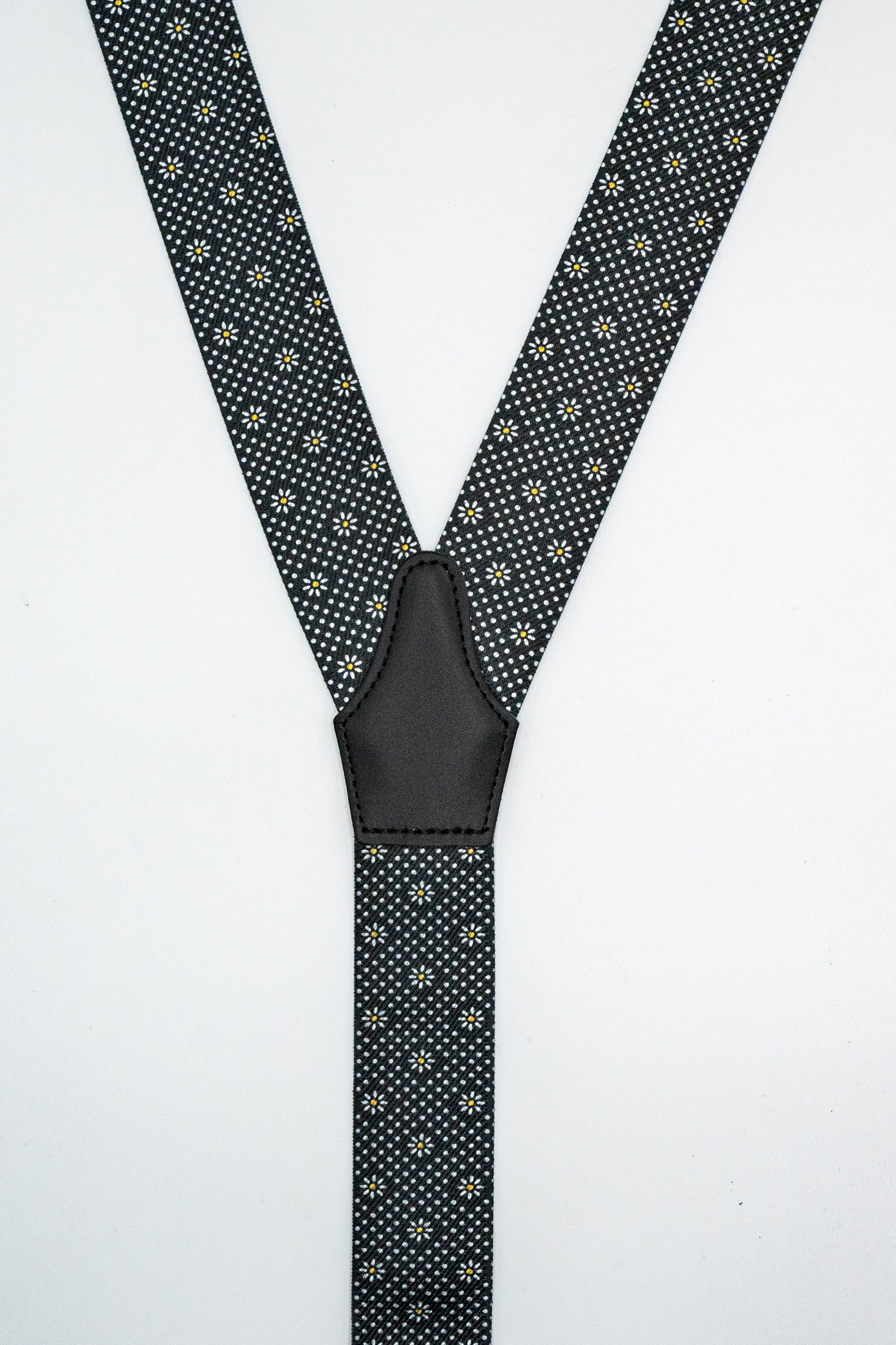 Bretelle con Clip e Asole in Pelle - FANT. BLU