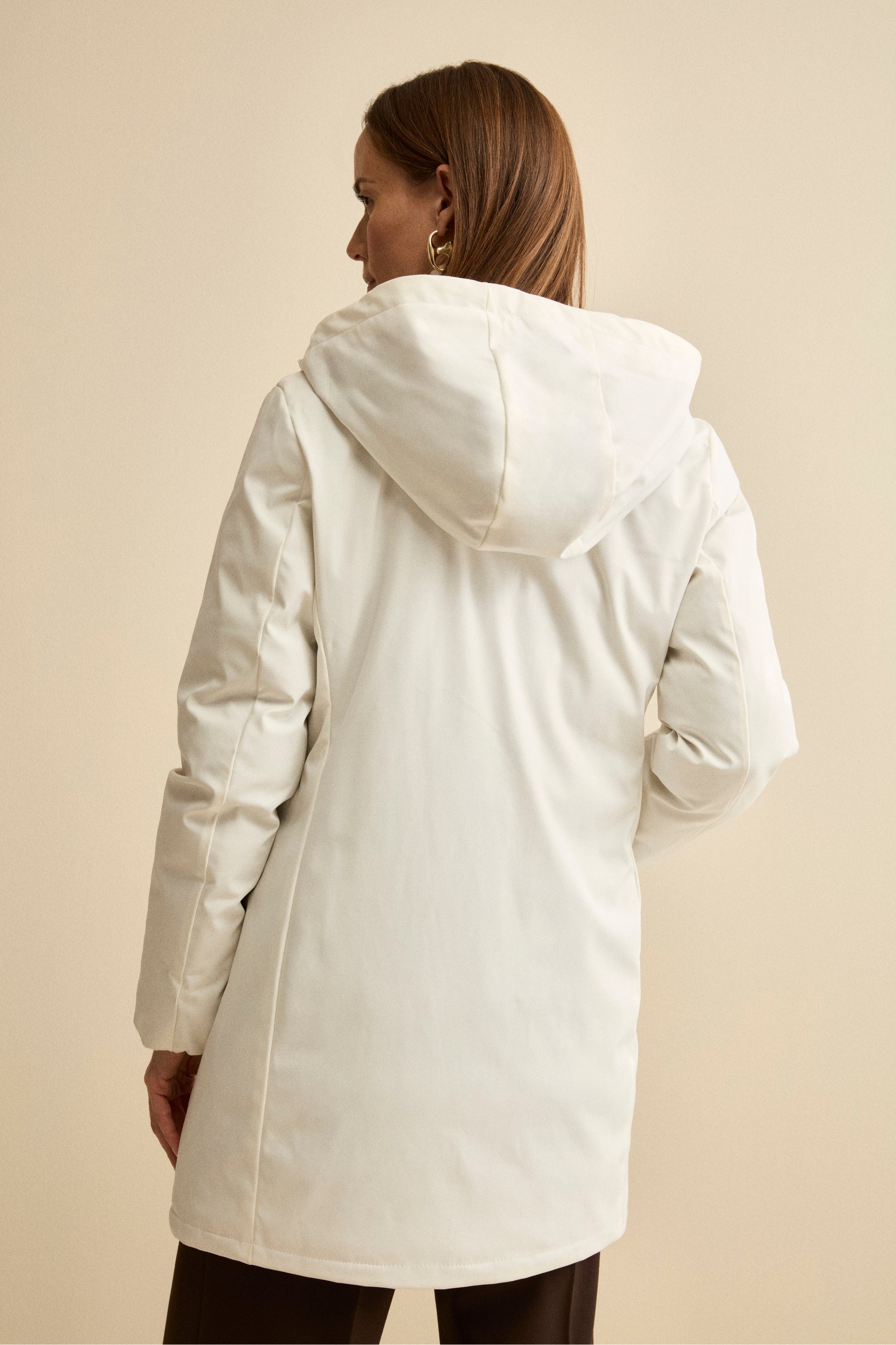 Giaccone Reversibile Imbottito - GESSO