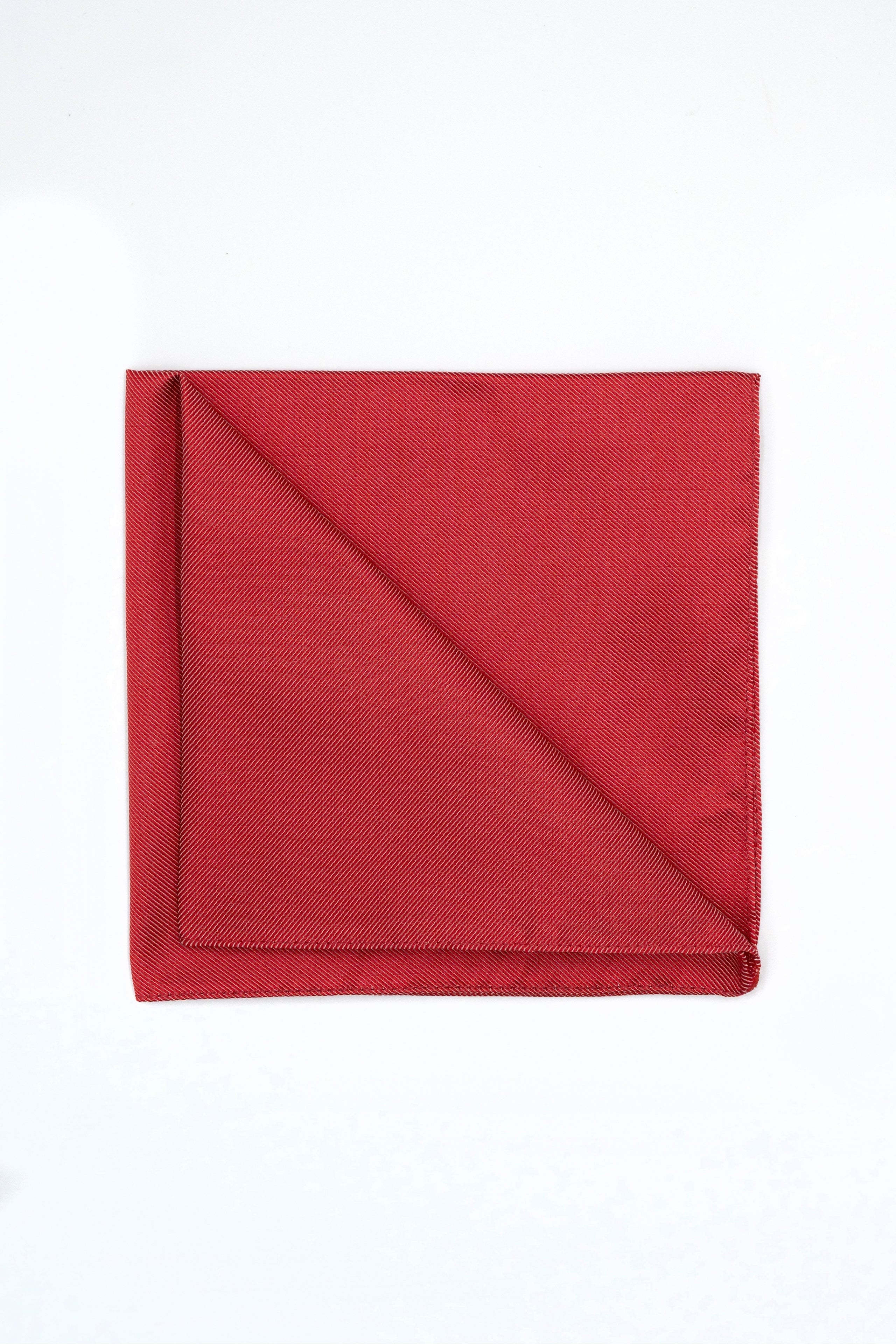 Pochette in Pura Seta - ROSSO