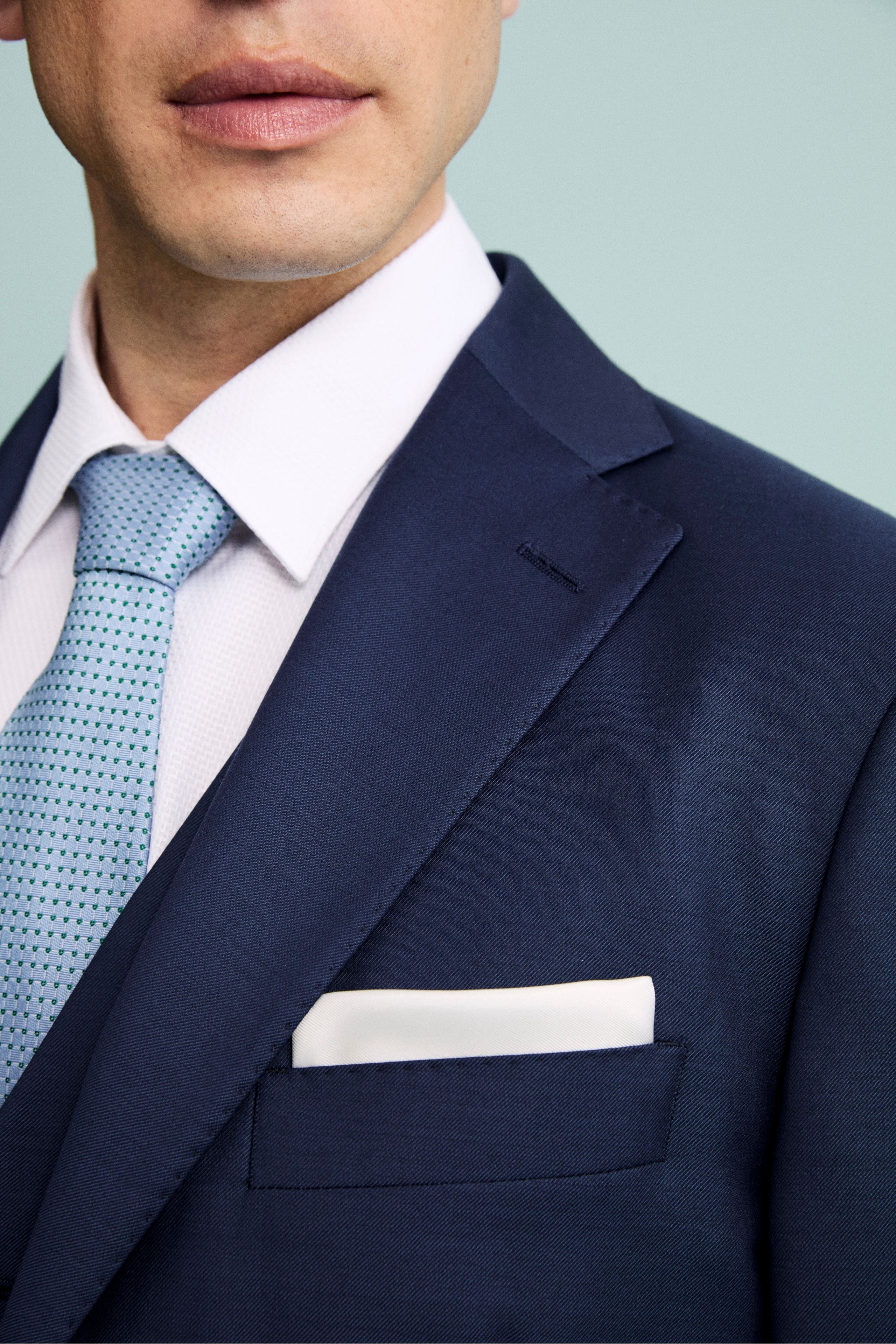 Giacca da Cerimonia in Lana Vergine Drop 4 - BLU