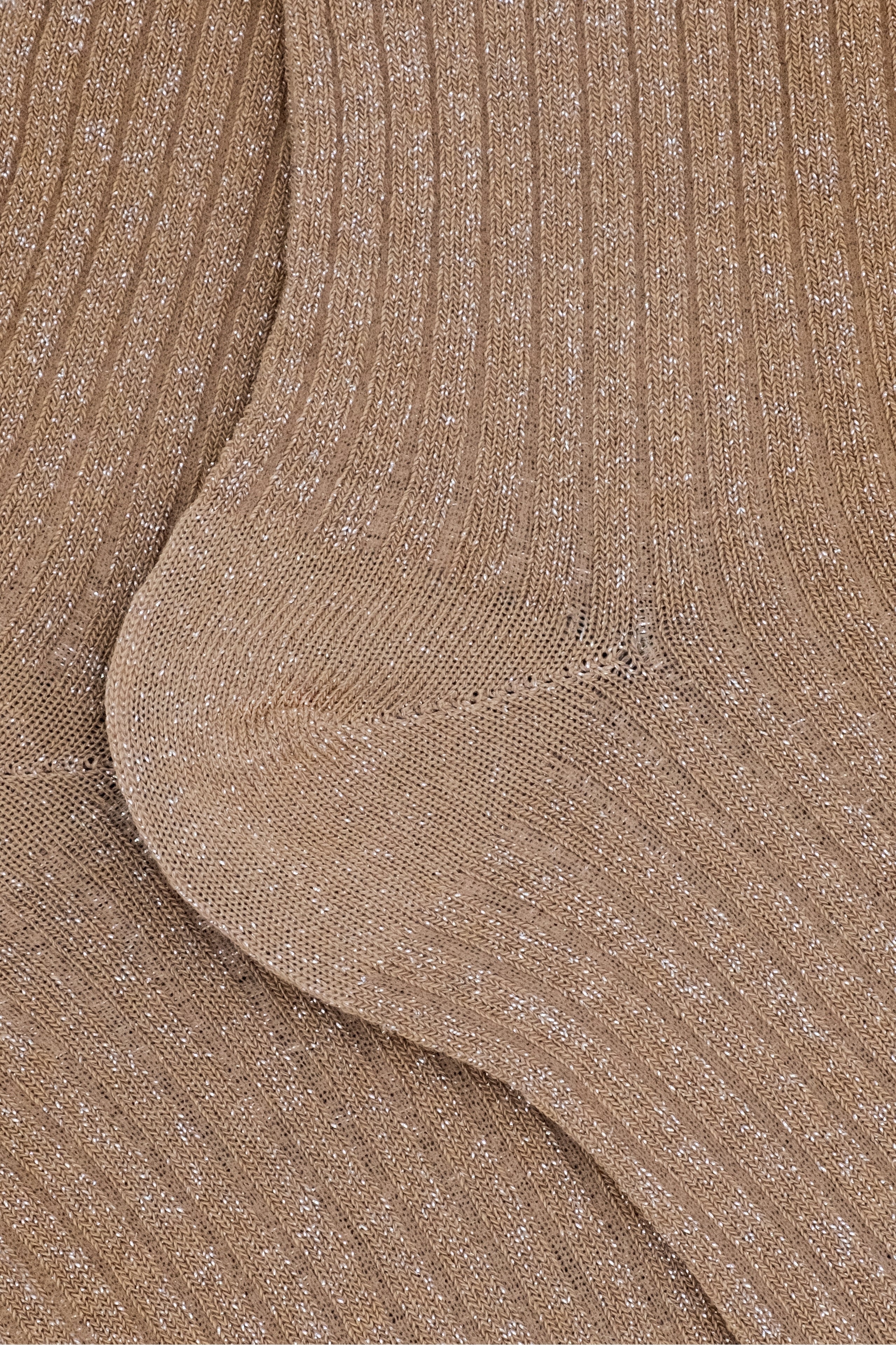 Calze Corte in Lurex - ORO