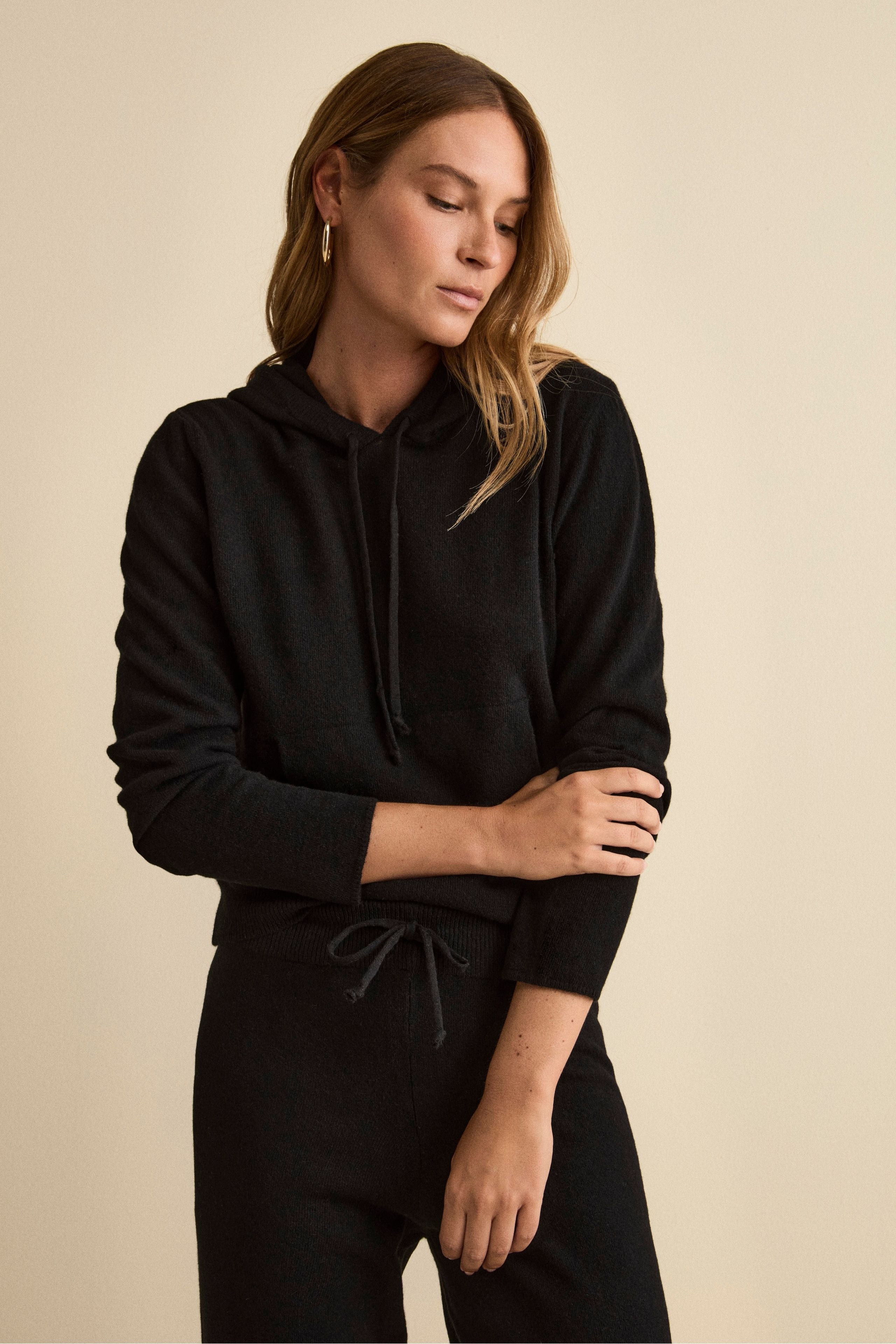 Tuta Morbida in cashmere - NERO