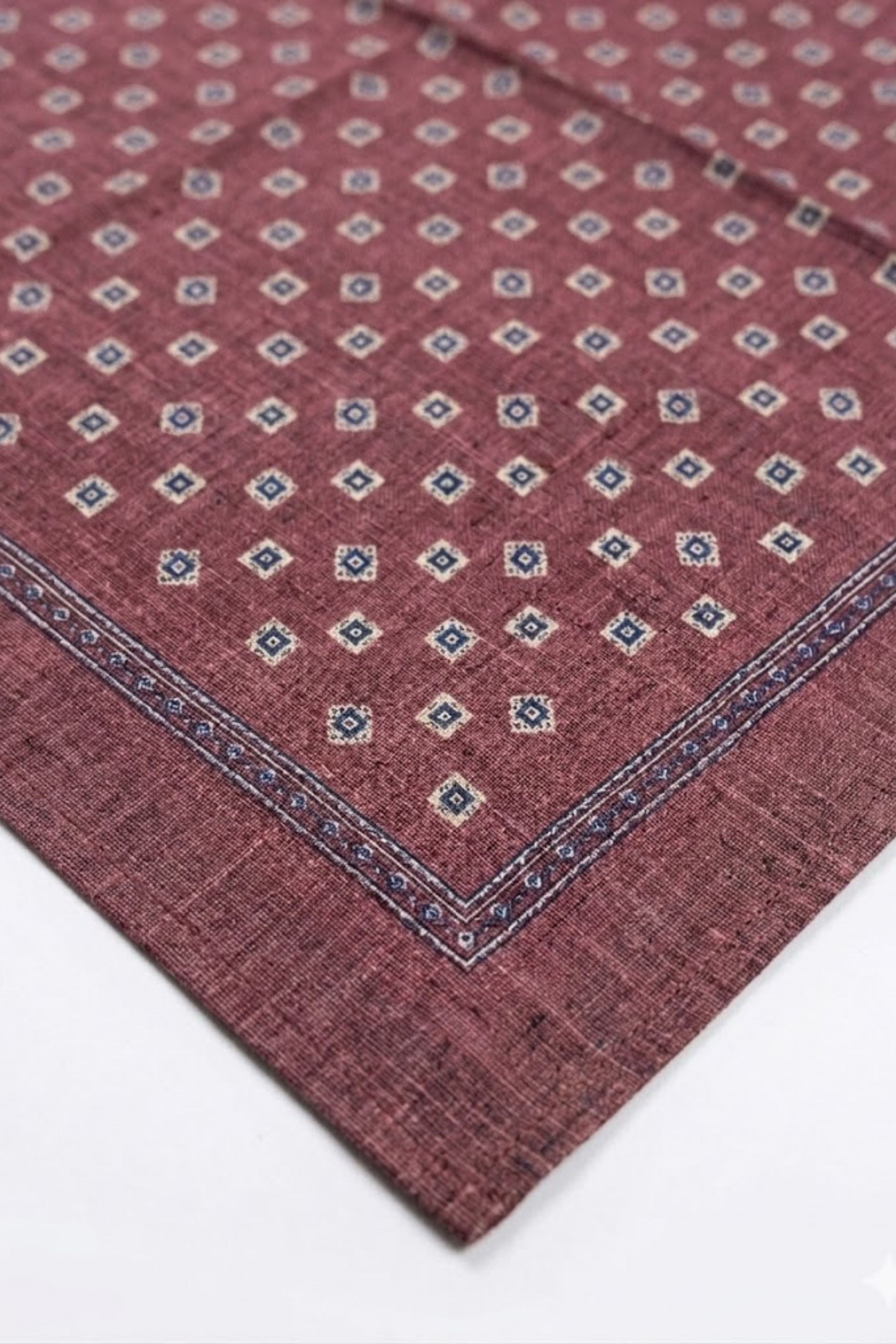 Foulard Causal in Cotone a Fantasia - FANT. BORDEAUX