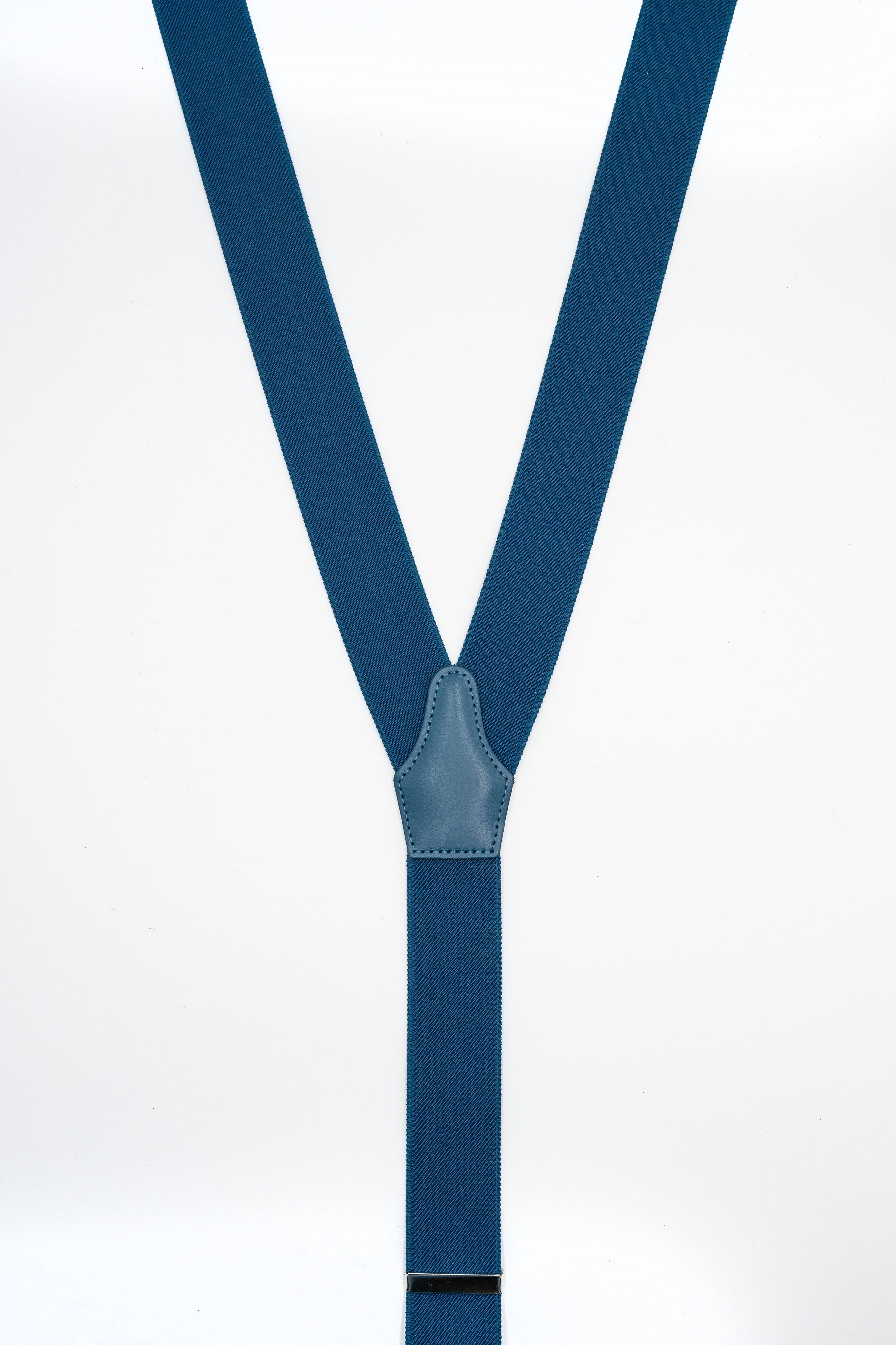 Bretelle Tinta Unita con Clip e Asole in Pelle - AVIO