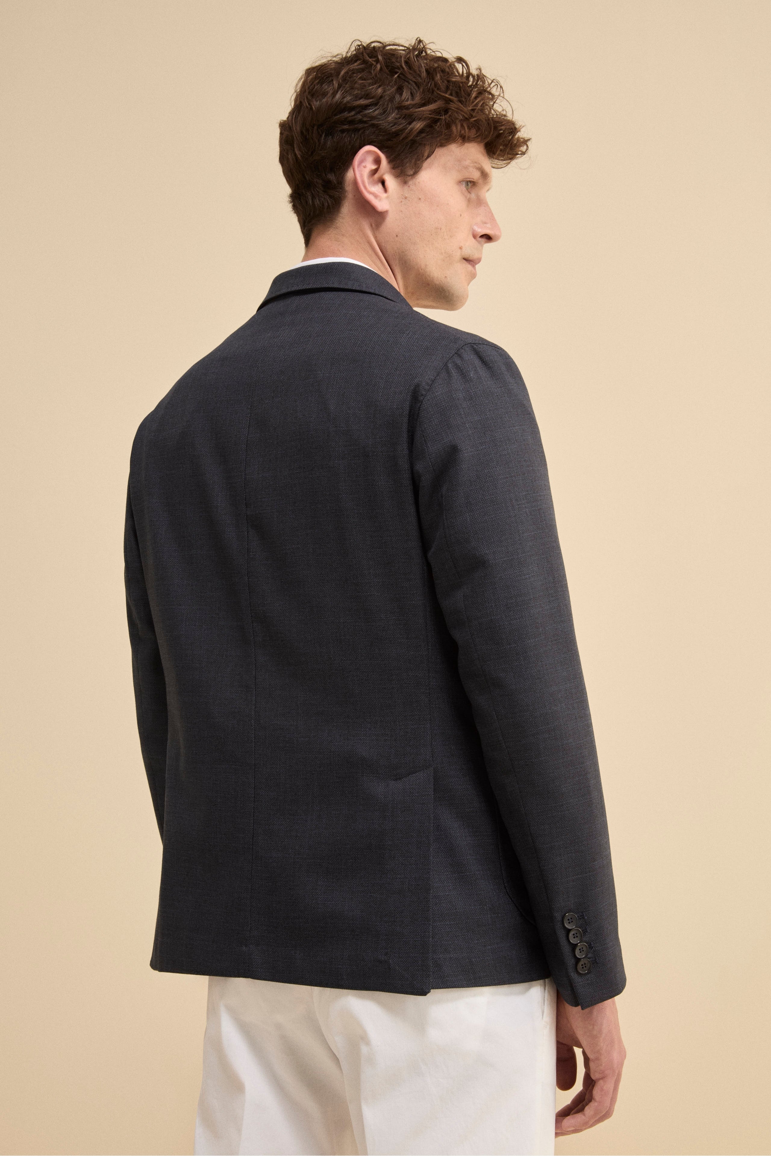 Giacca Slim Doppiopetto - BLU NOTTE