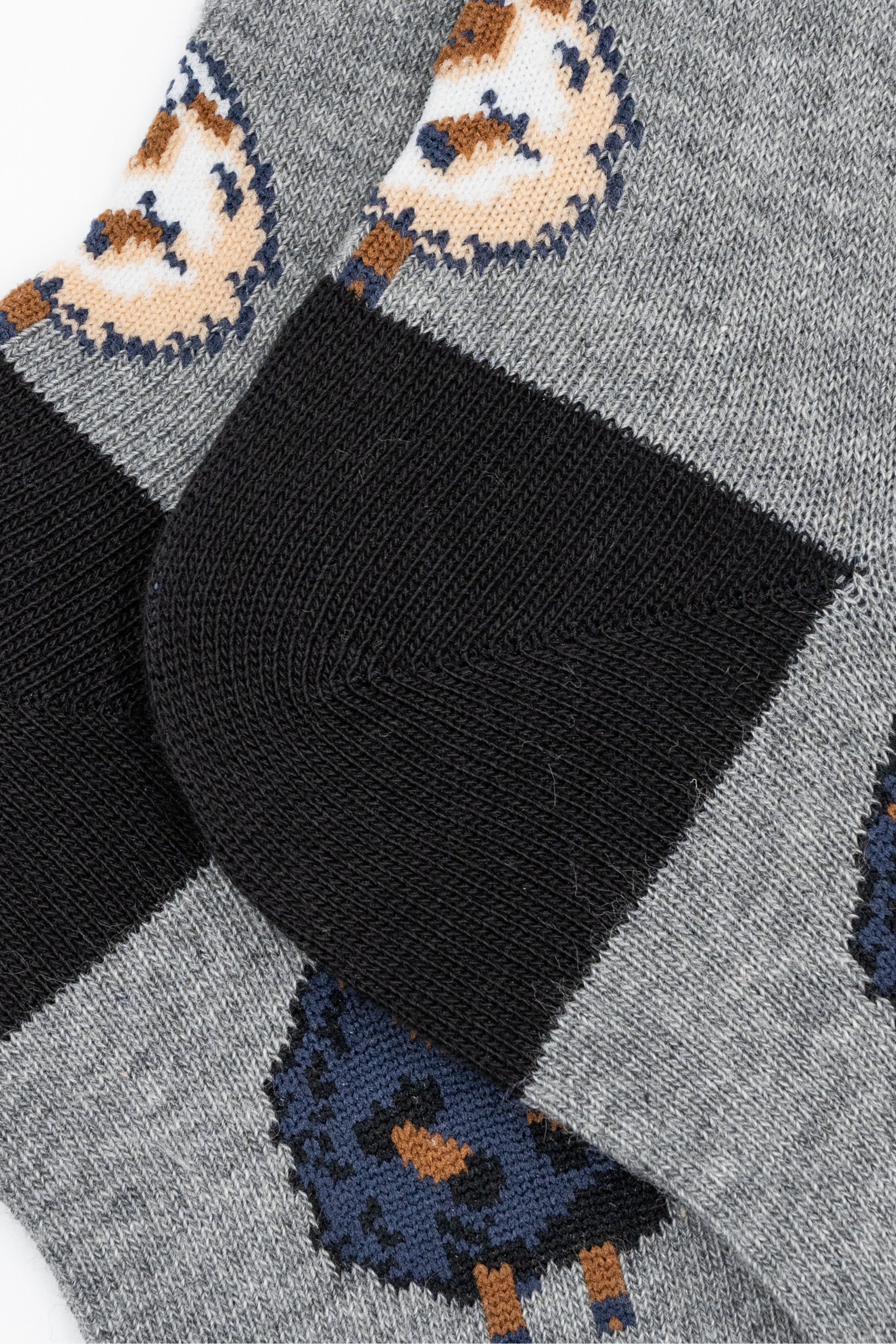 Calze Corte Fantasia Pecore - GRIGIO CHIARO