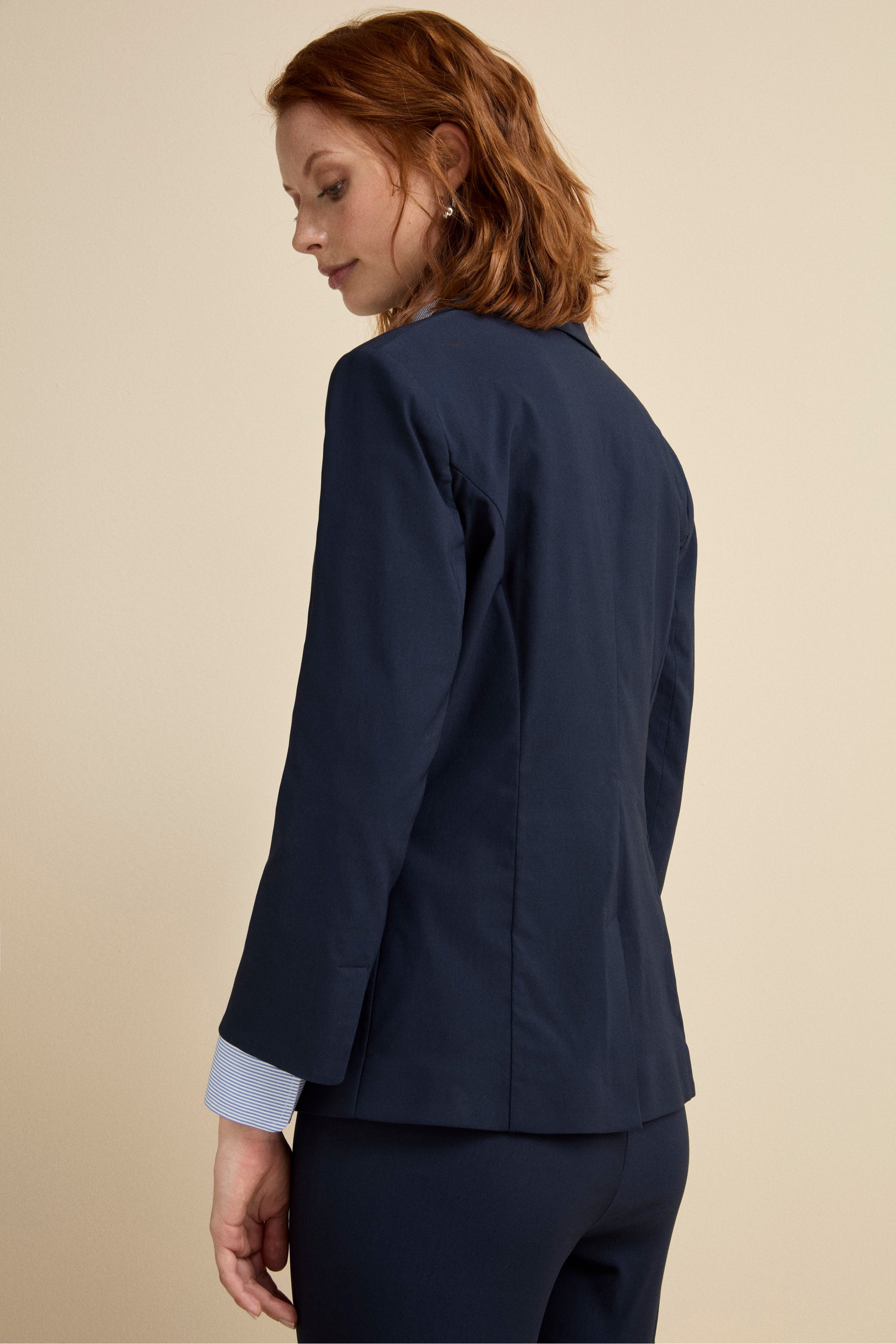 Giacca Basic in Bengalina - BLU