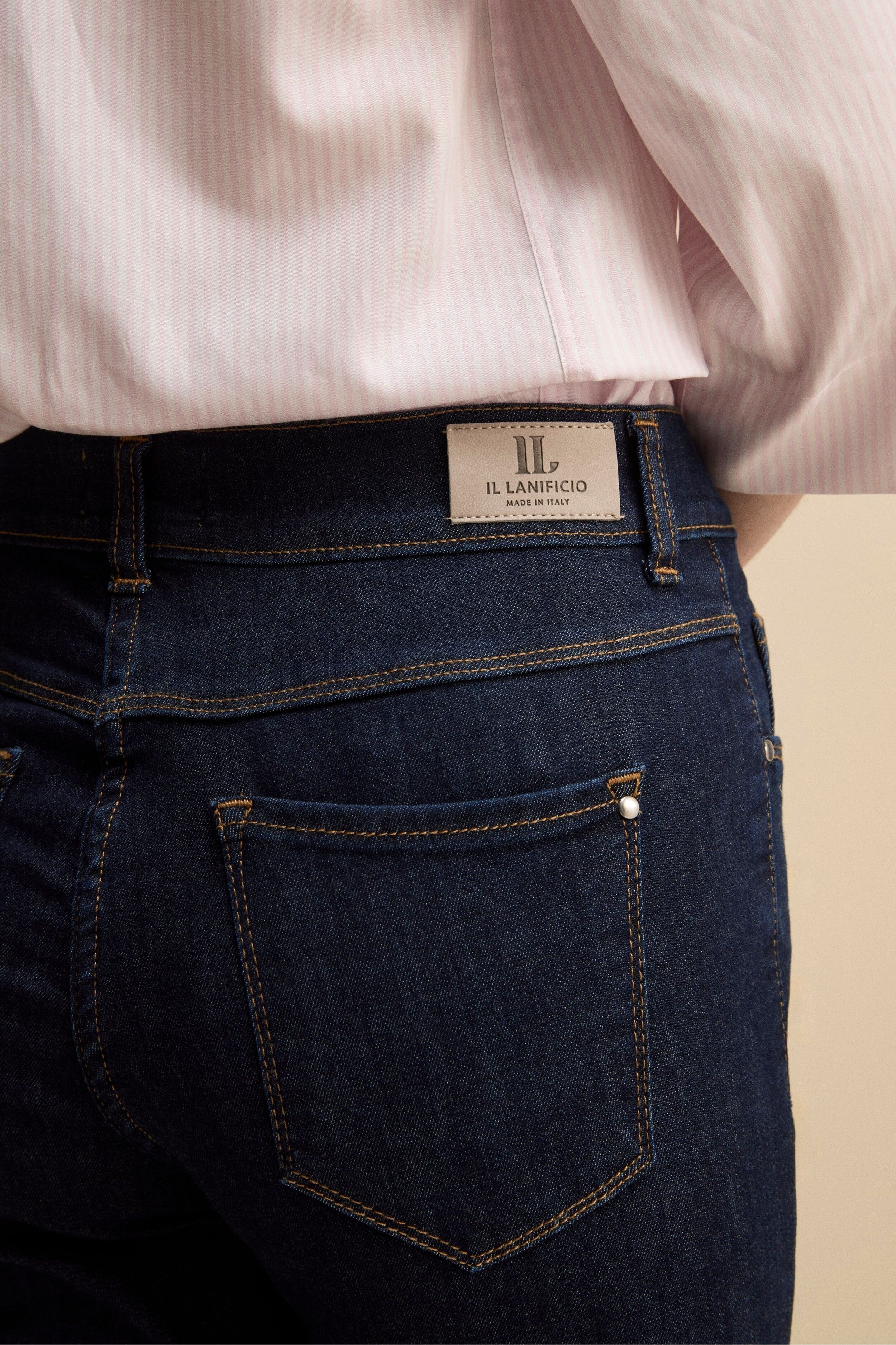 Jeans Straight Cinque Tasche - DENIM SCURO