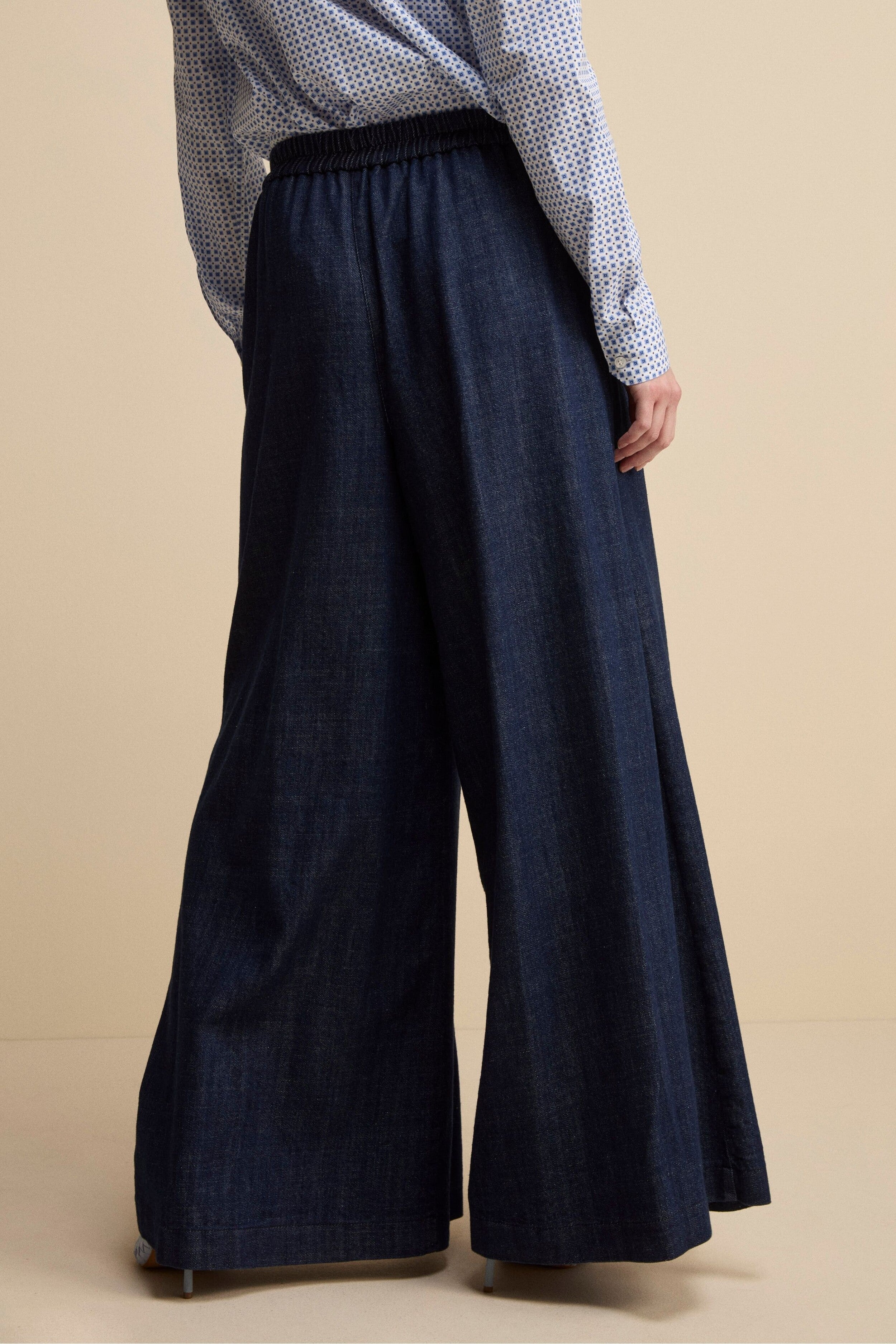 Pantalone Denim Over in Cotone - JEANS
