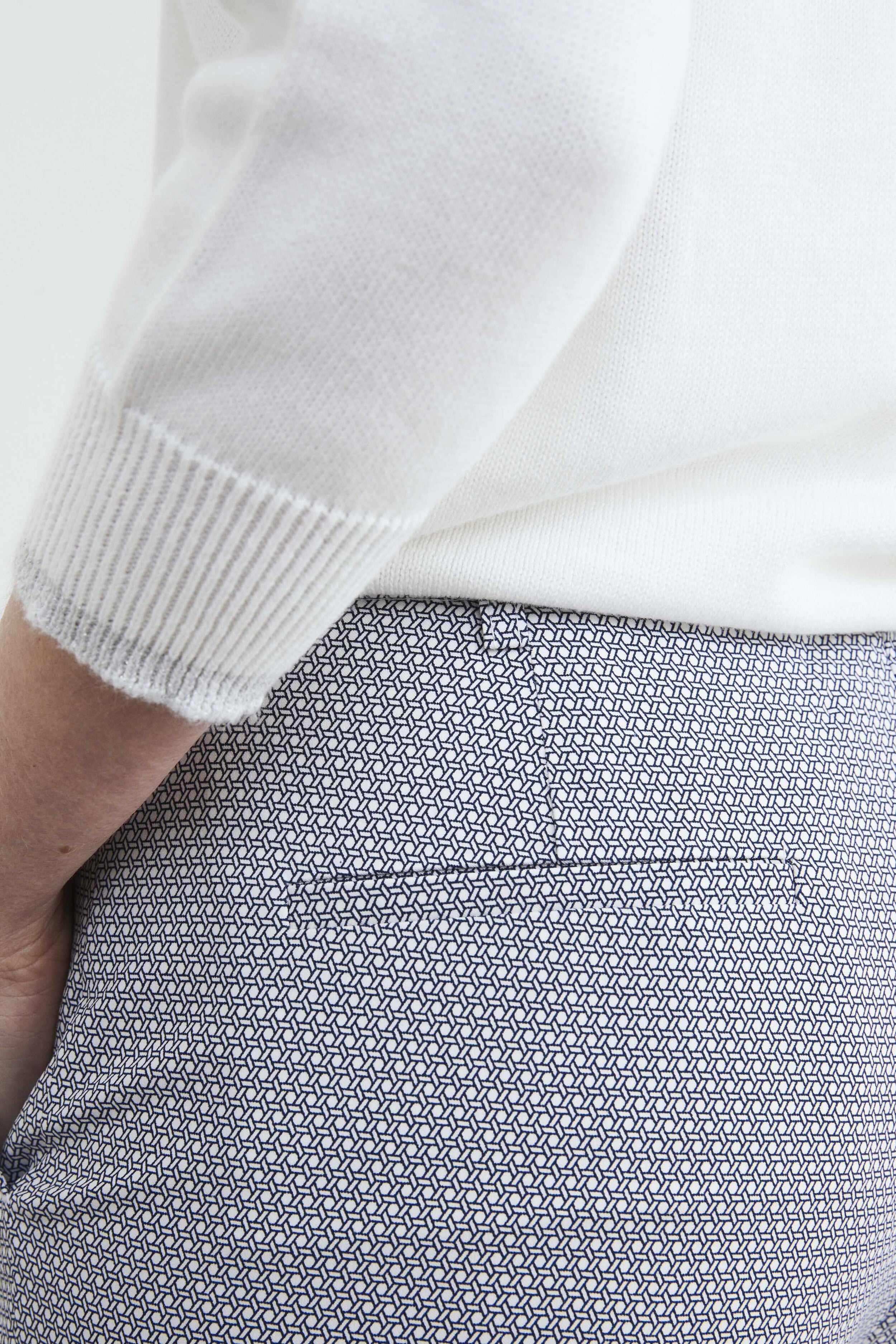 Pantaloni fantasia blu - BLU MICROEFFETTO