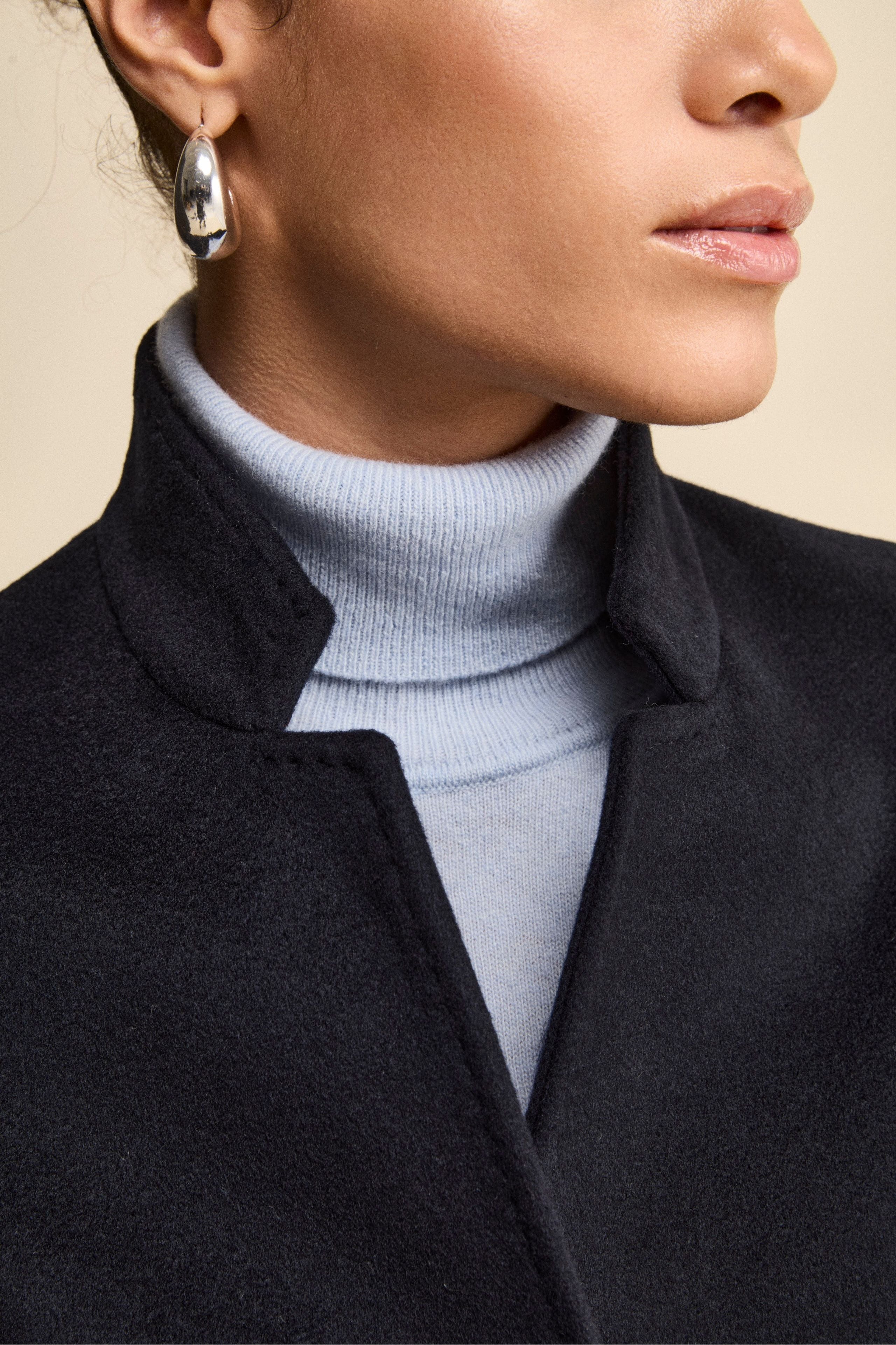 Cappotto in cashmere da donna - BLU