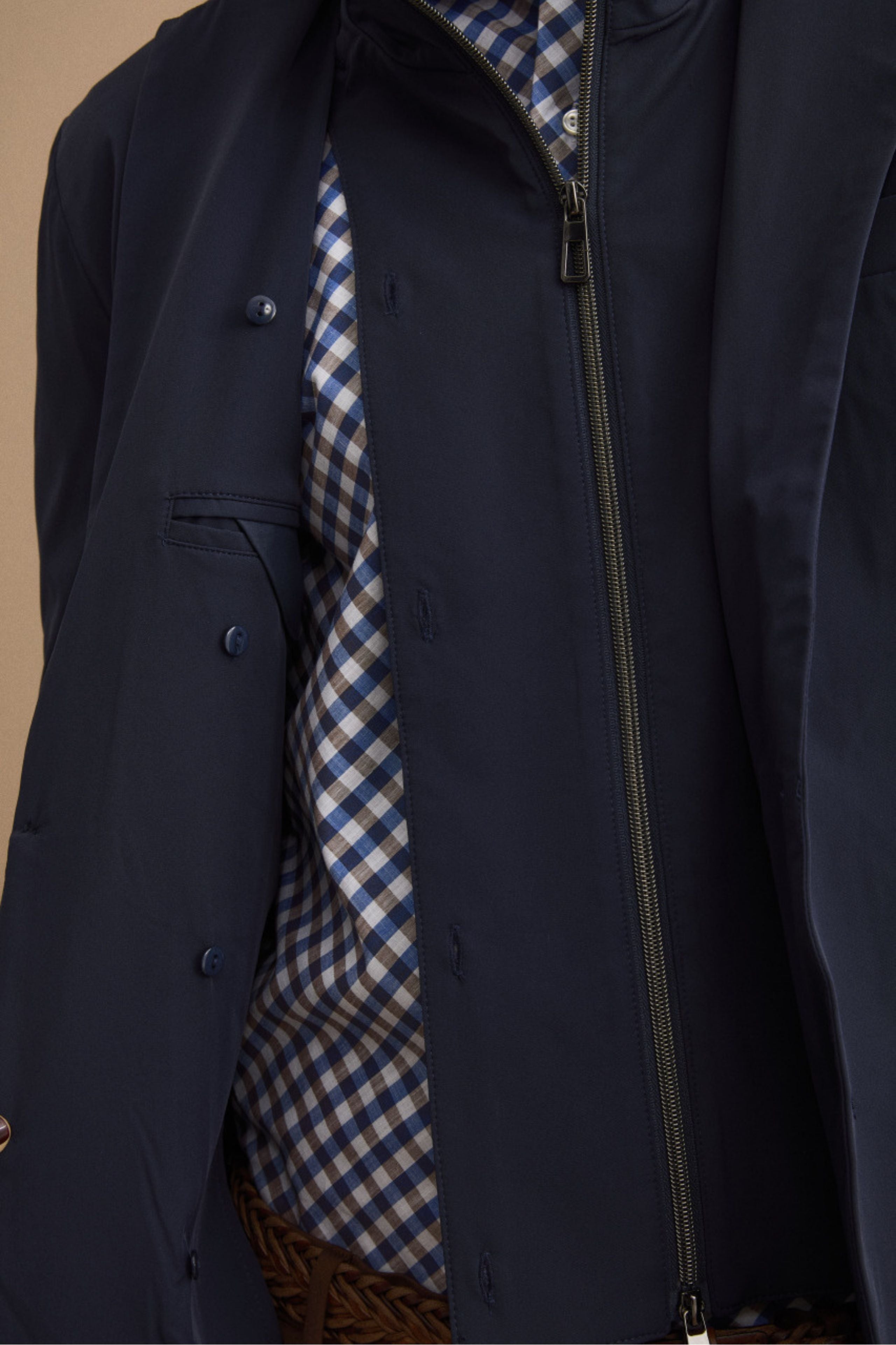 Giacca Tecnica Foderata con Corpetto - BLU