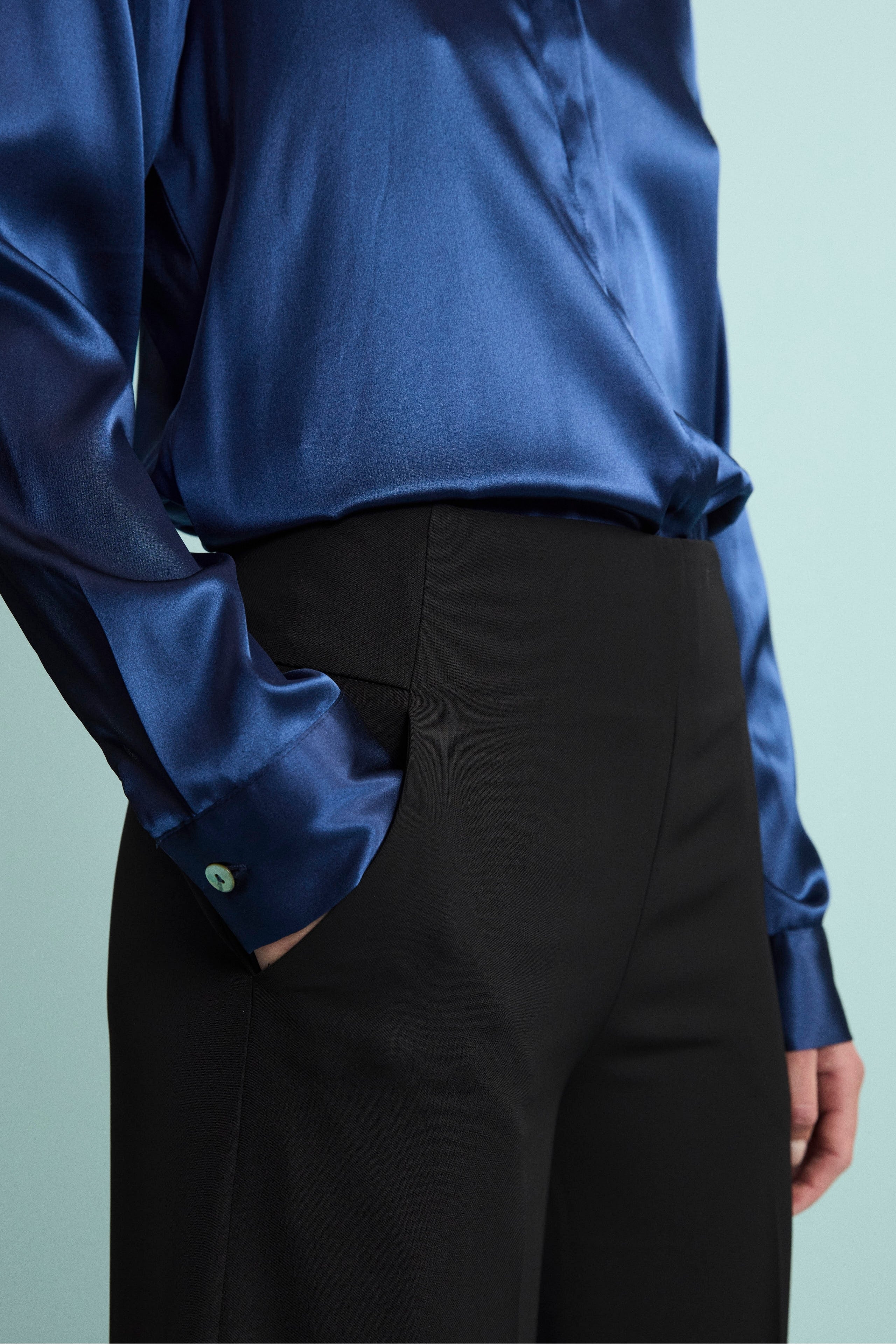 Pantalone culotte - NERO