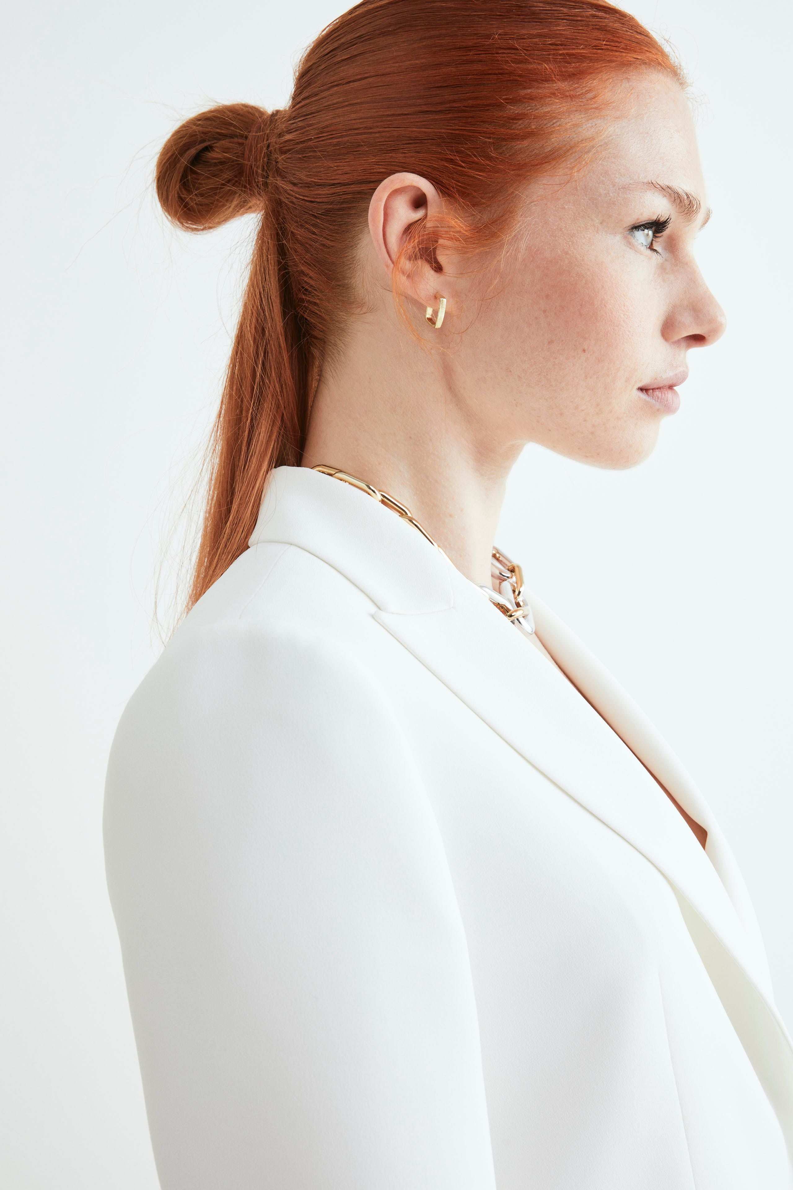 Blazer bianco elegante - PANNA