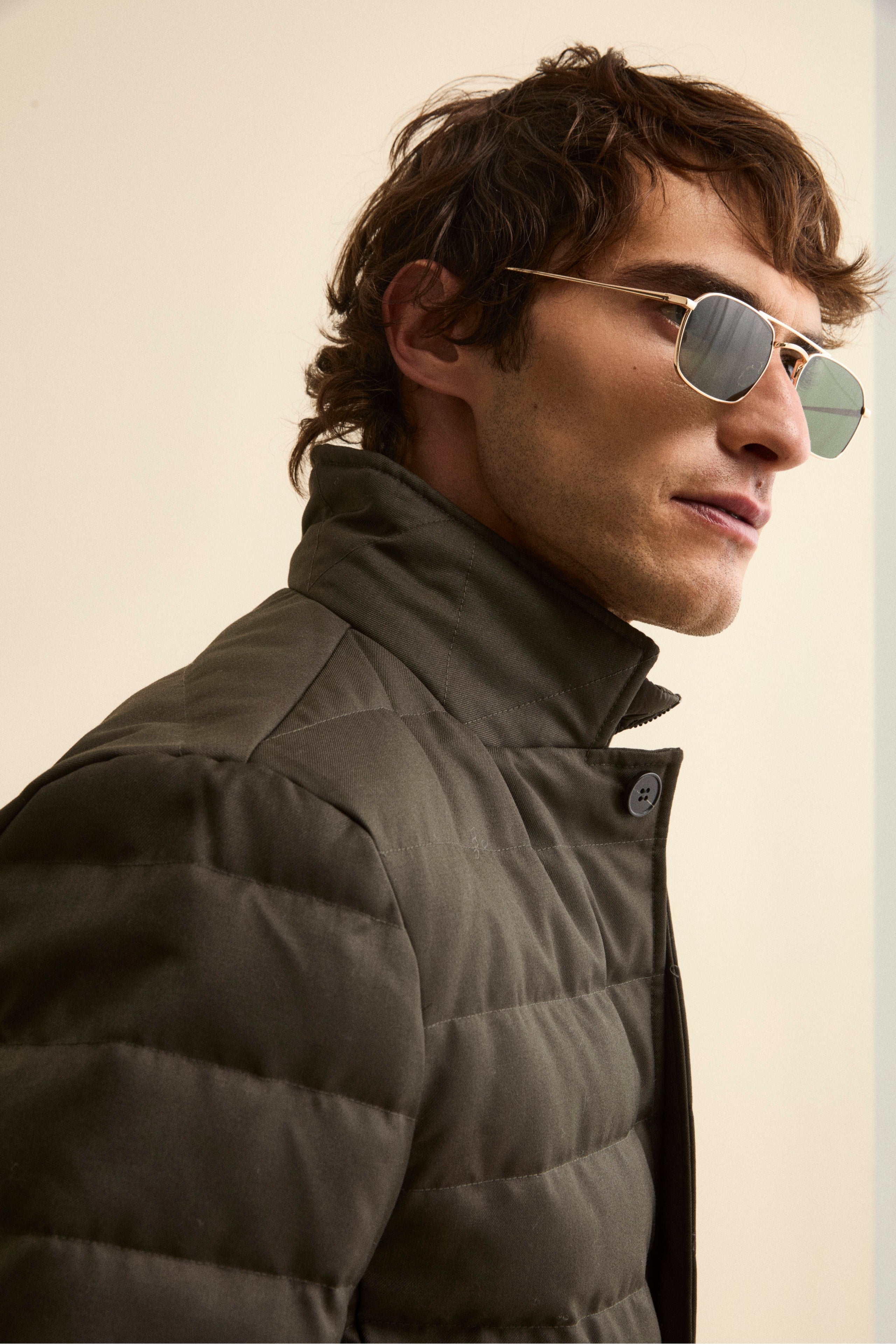 Giubbotto imbottito con Pettorina - T.MORO MELANGE