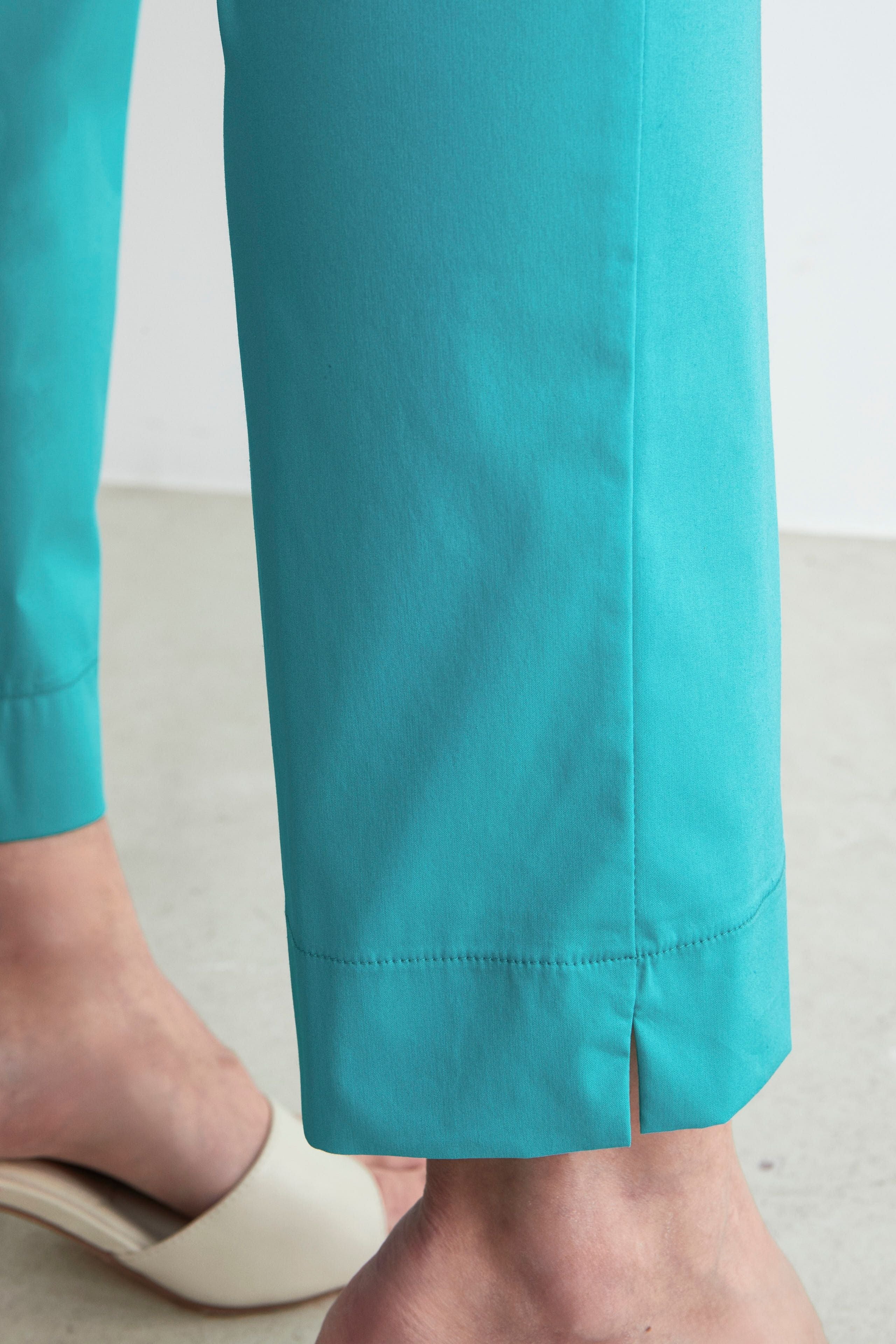 Pantalone capri con elastico - PAVONE