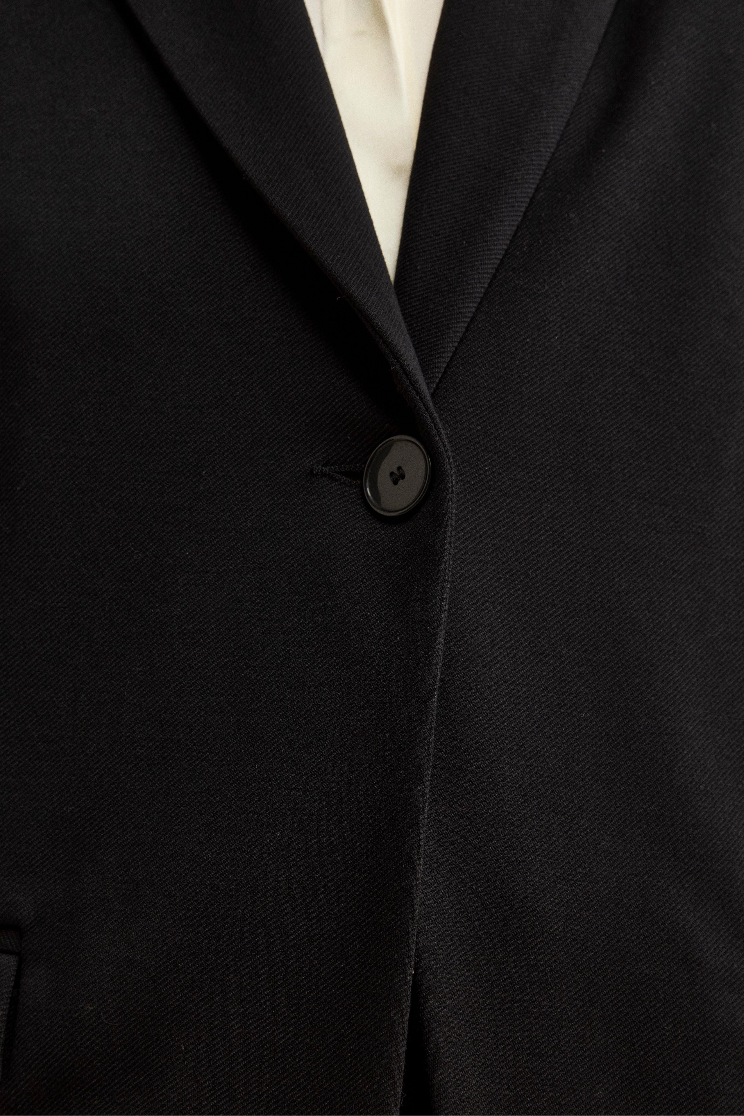 Blazer Sfoderato Elegante con Revers Classico - NERO