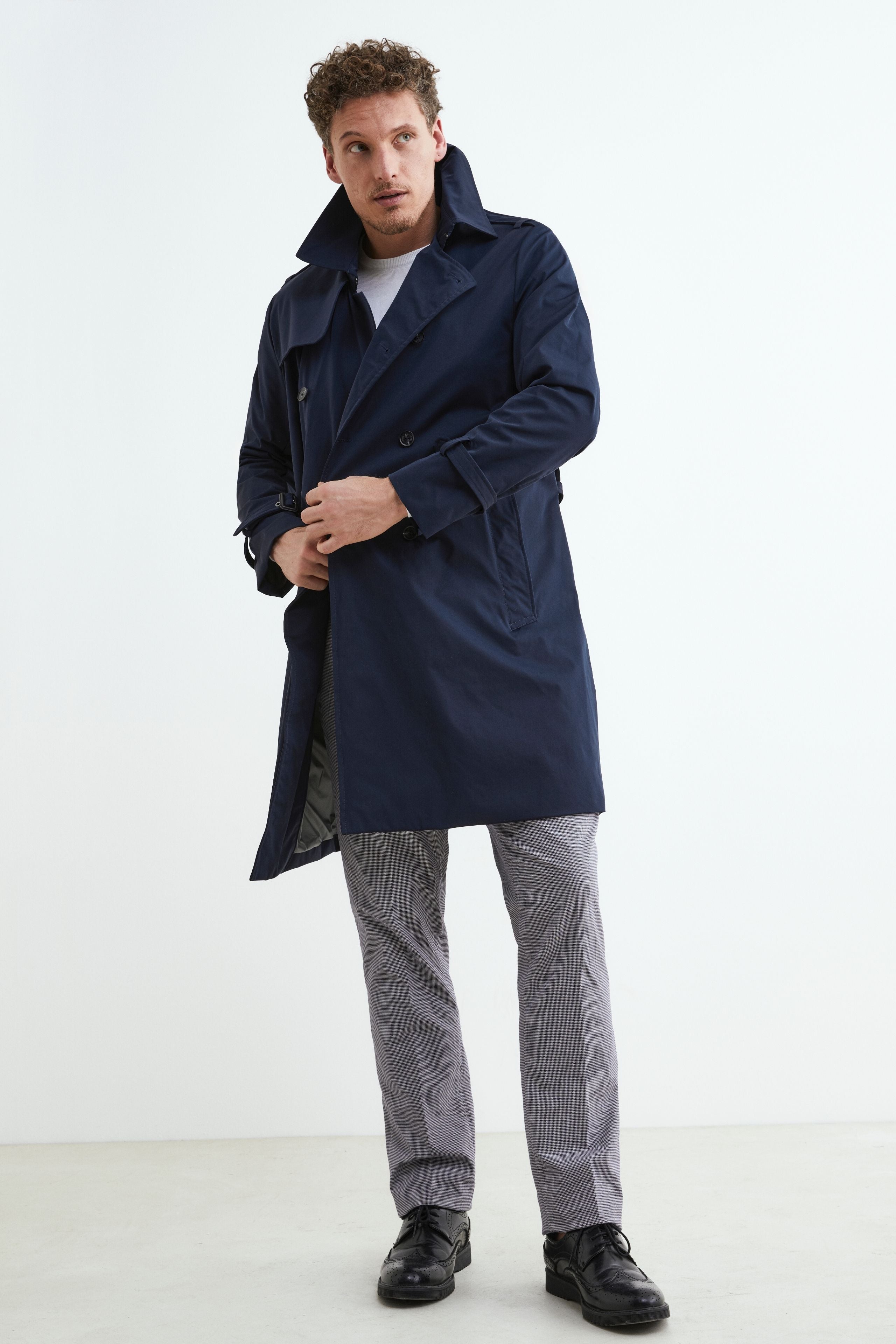 Pantalone fantasia in cotone - SABBIA