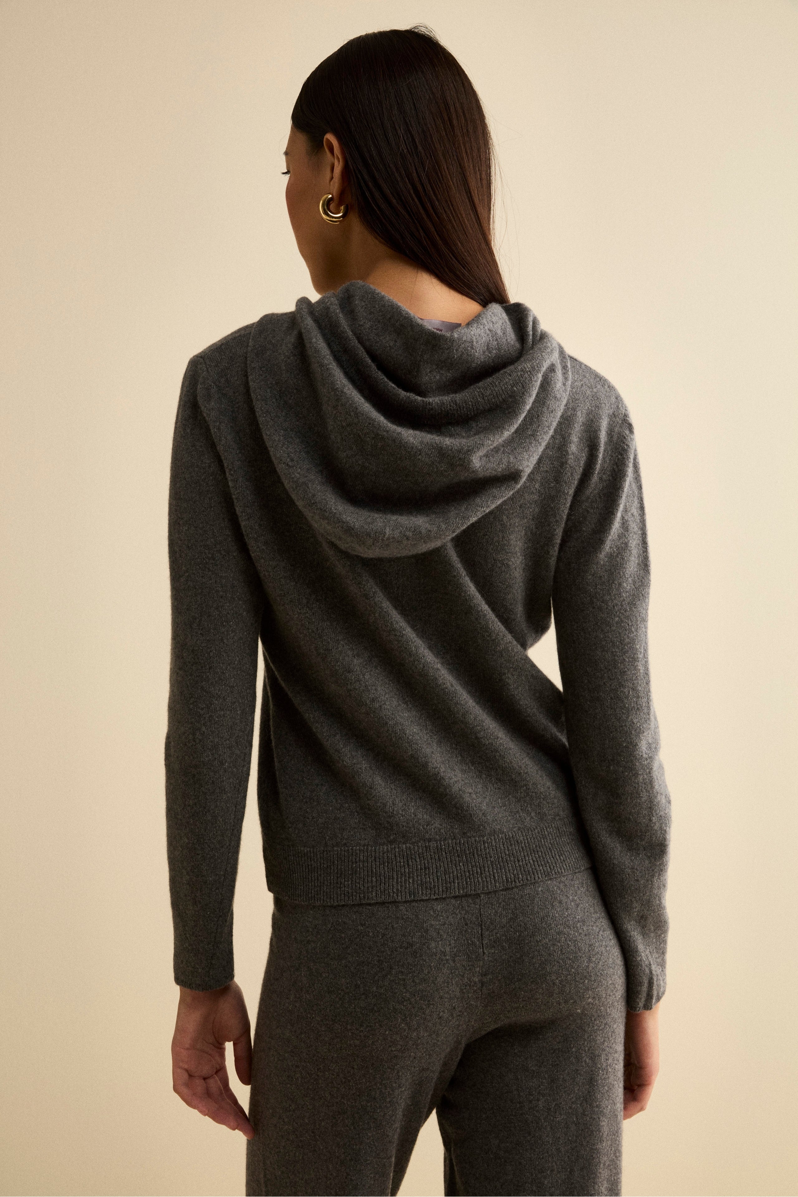 Tuta Morbida in cashmere - GRIGIO