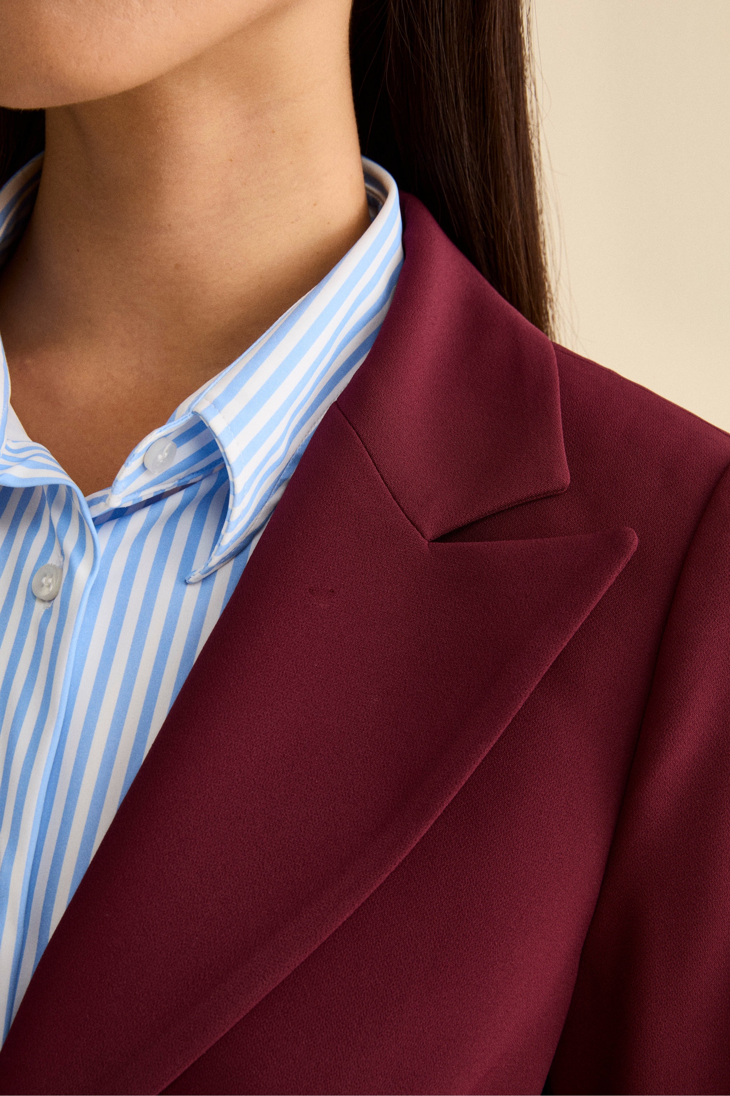 Giacca Bistretch Foderata Regular Fit - BORDEAUX