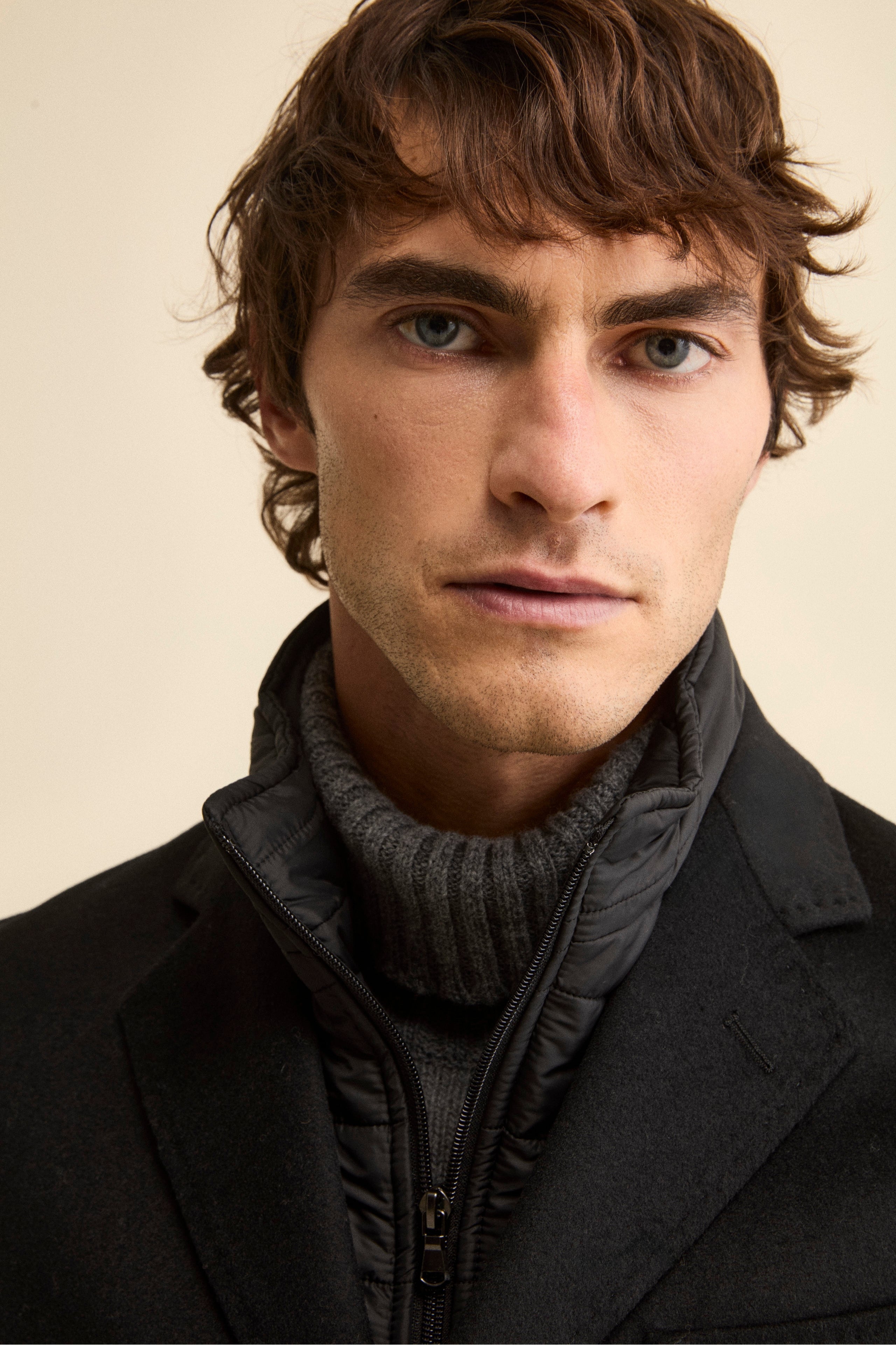 Cappotto in lana e cashmere - NERO