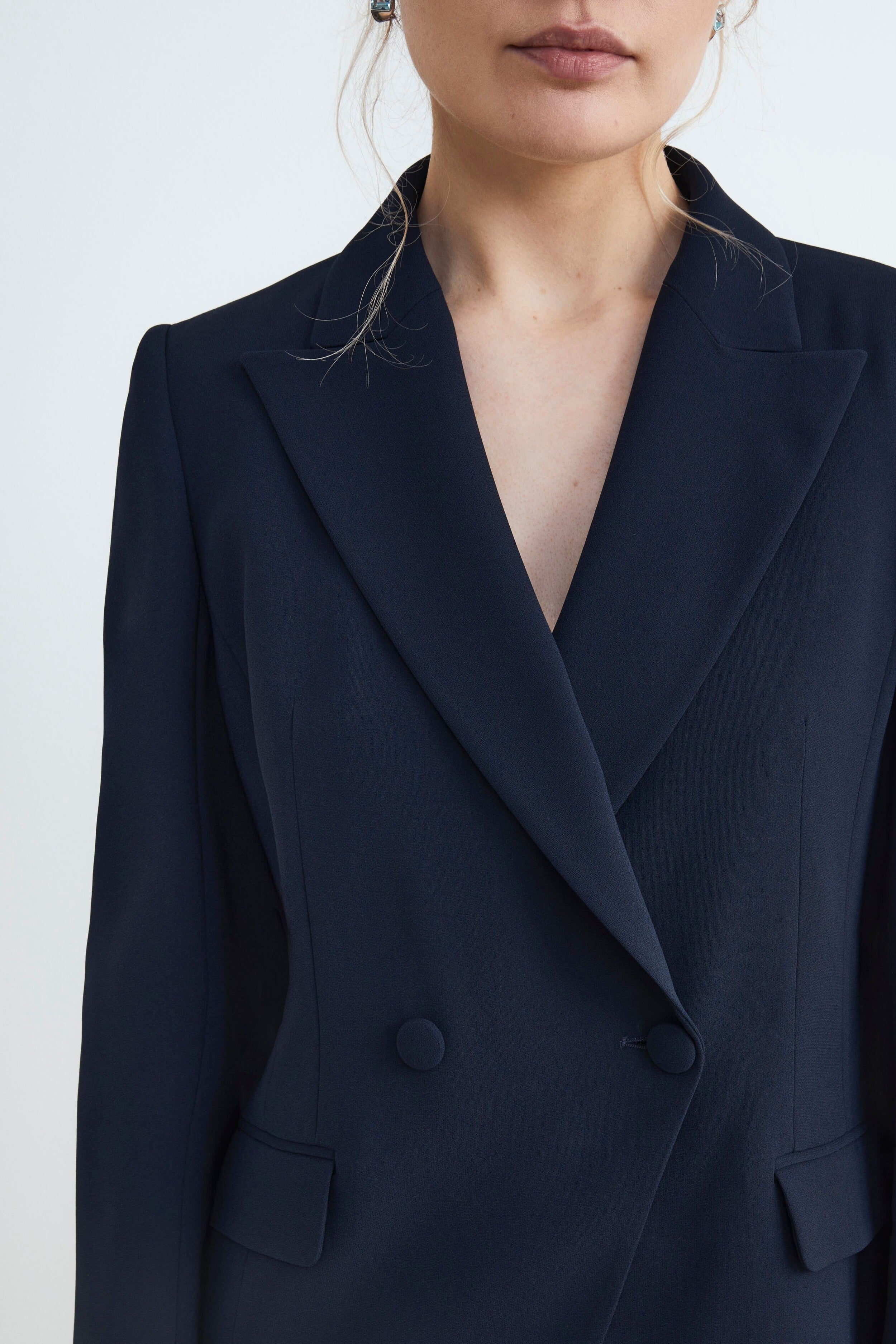 Blazer doppiopetto elegante - BLU