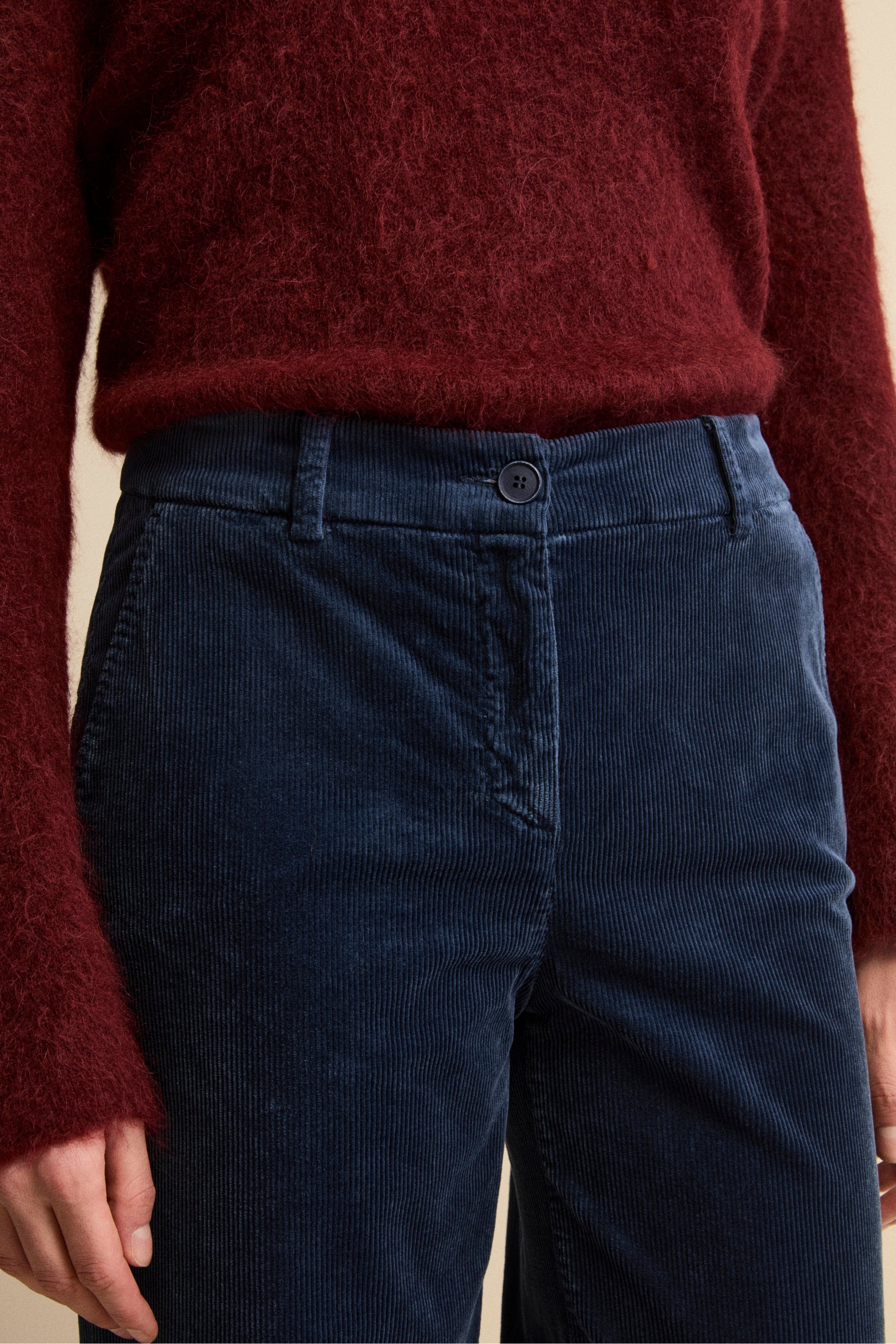 Pantalone in Velluto a Gamba Larga - ARTICO