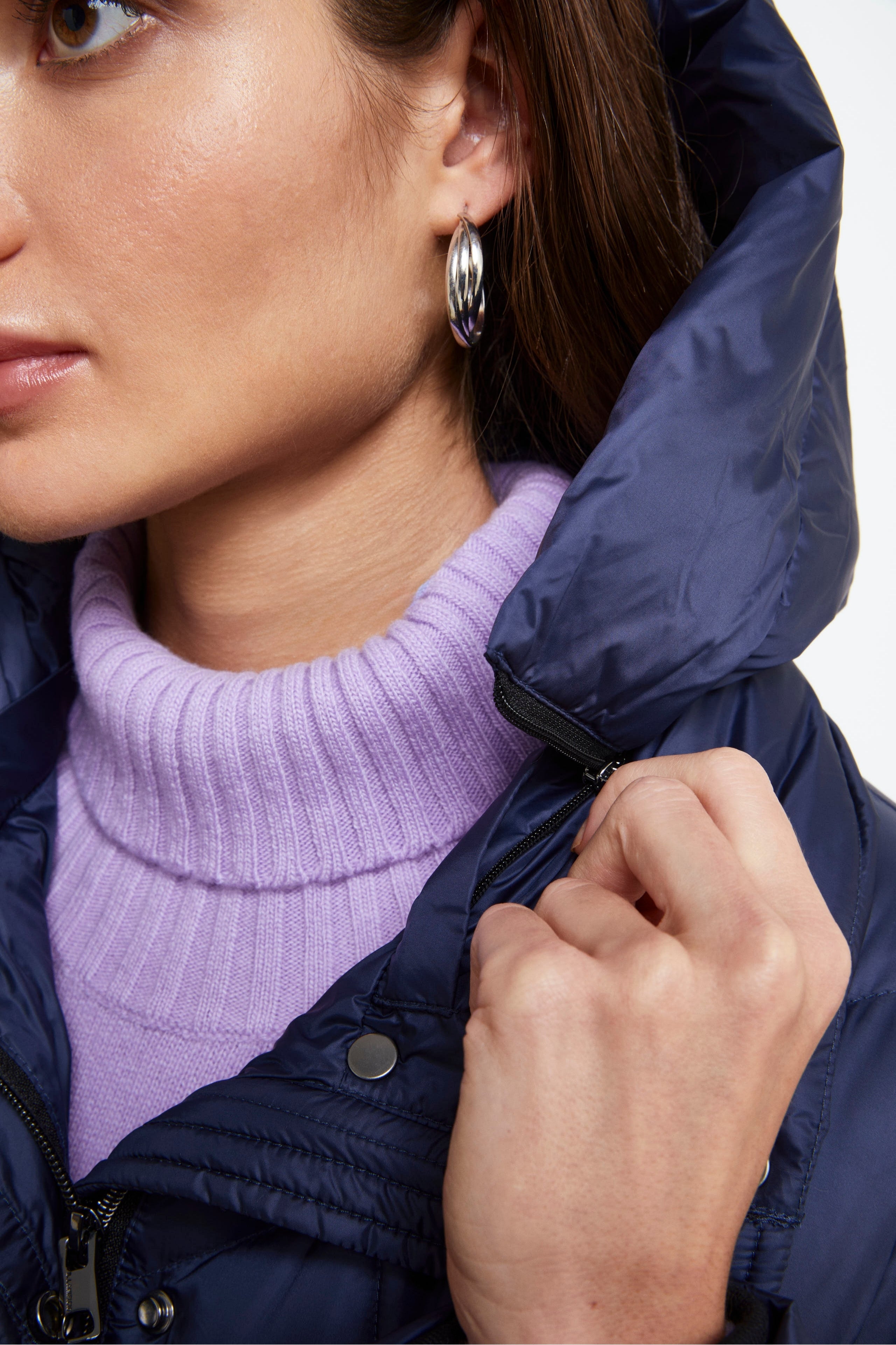 Giaccone Midi Imbottito - BLU