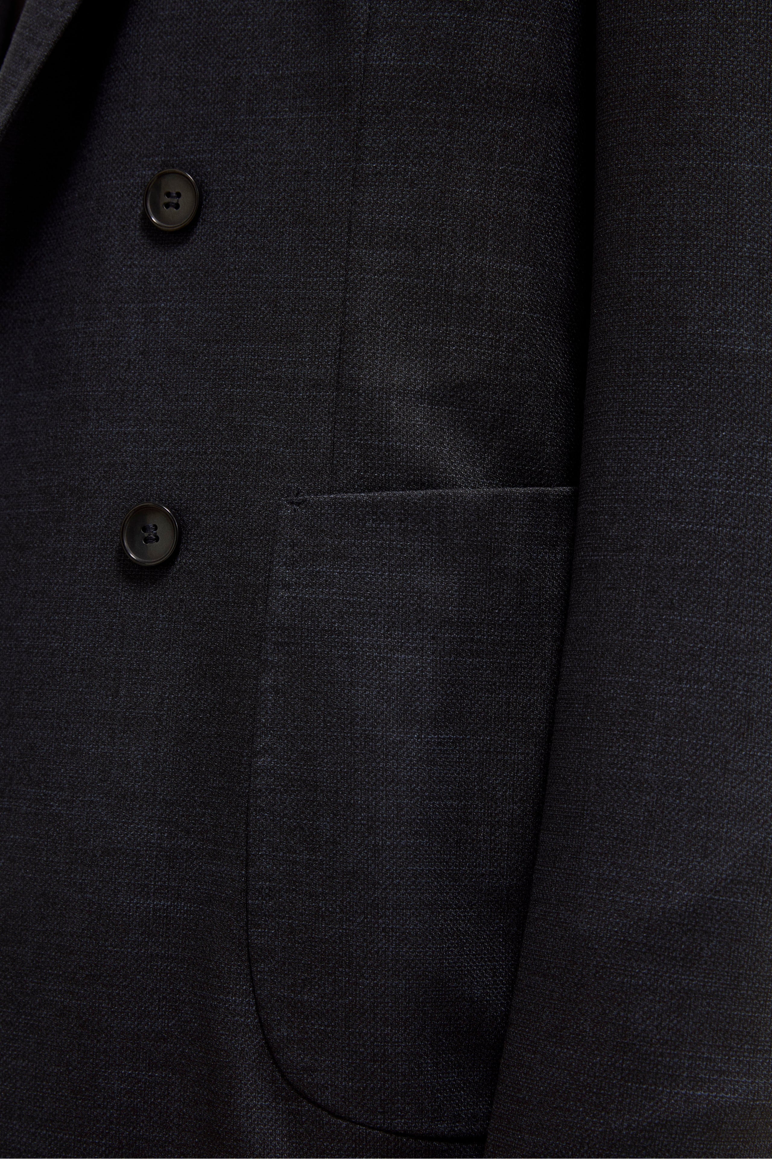 Giacca Slim Doppiopetto - BLU NOTTE